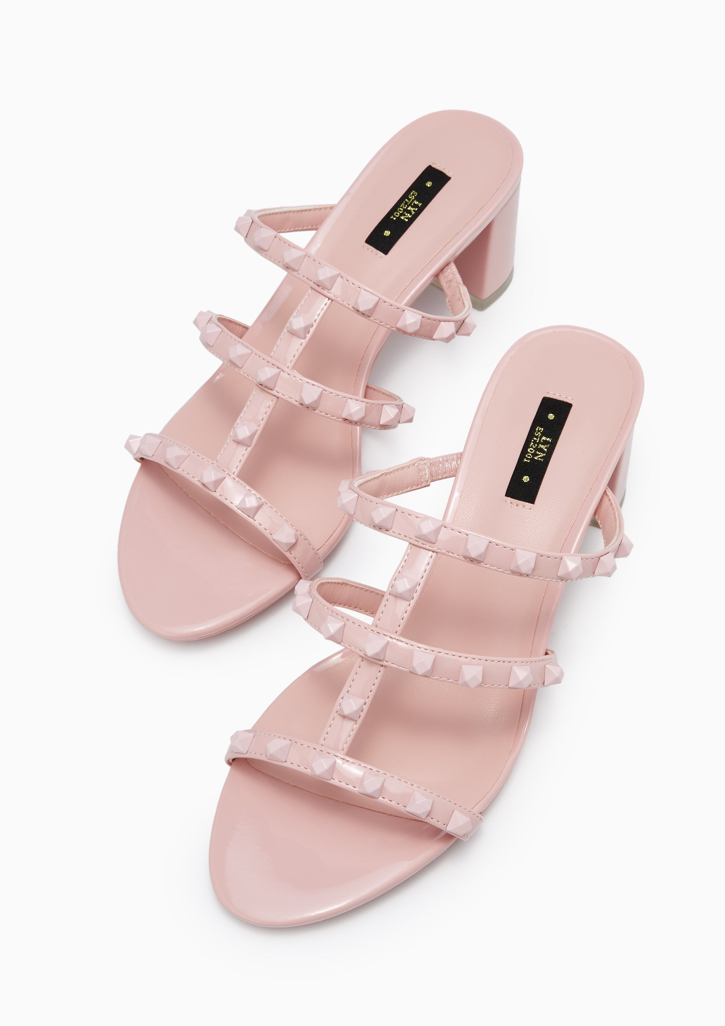 Linda Monotone Heels - Light Pink