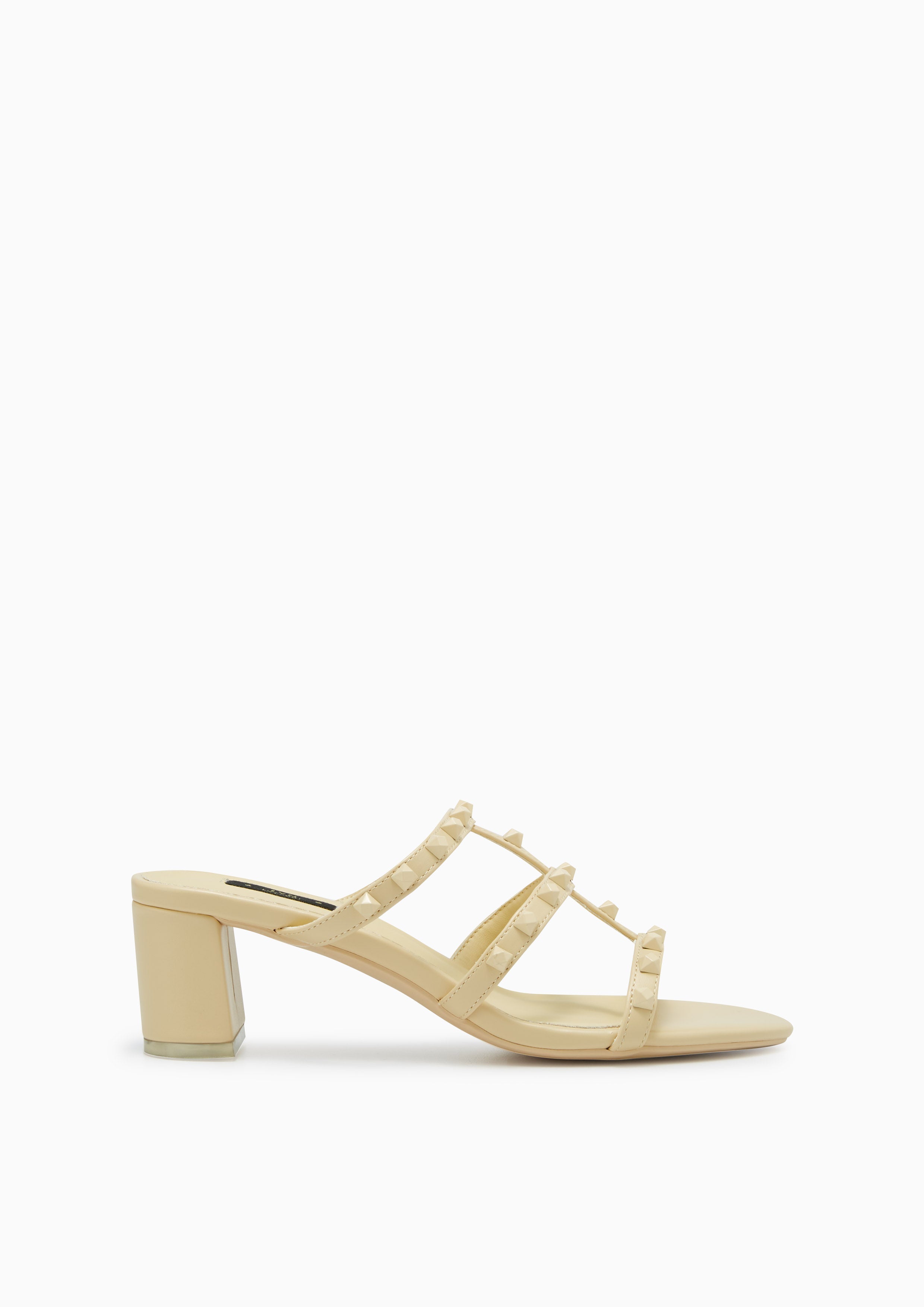 Linda Monotone Flats And Sandals - Light Yellow