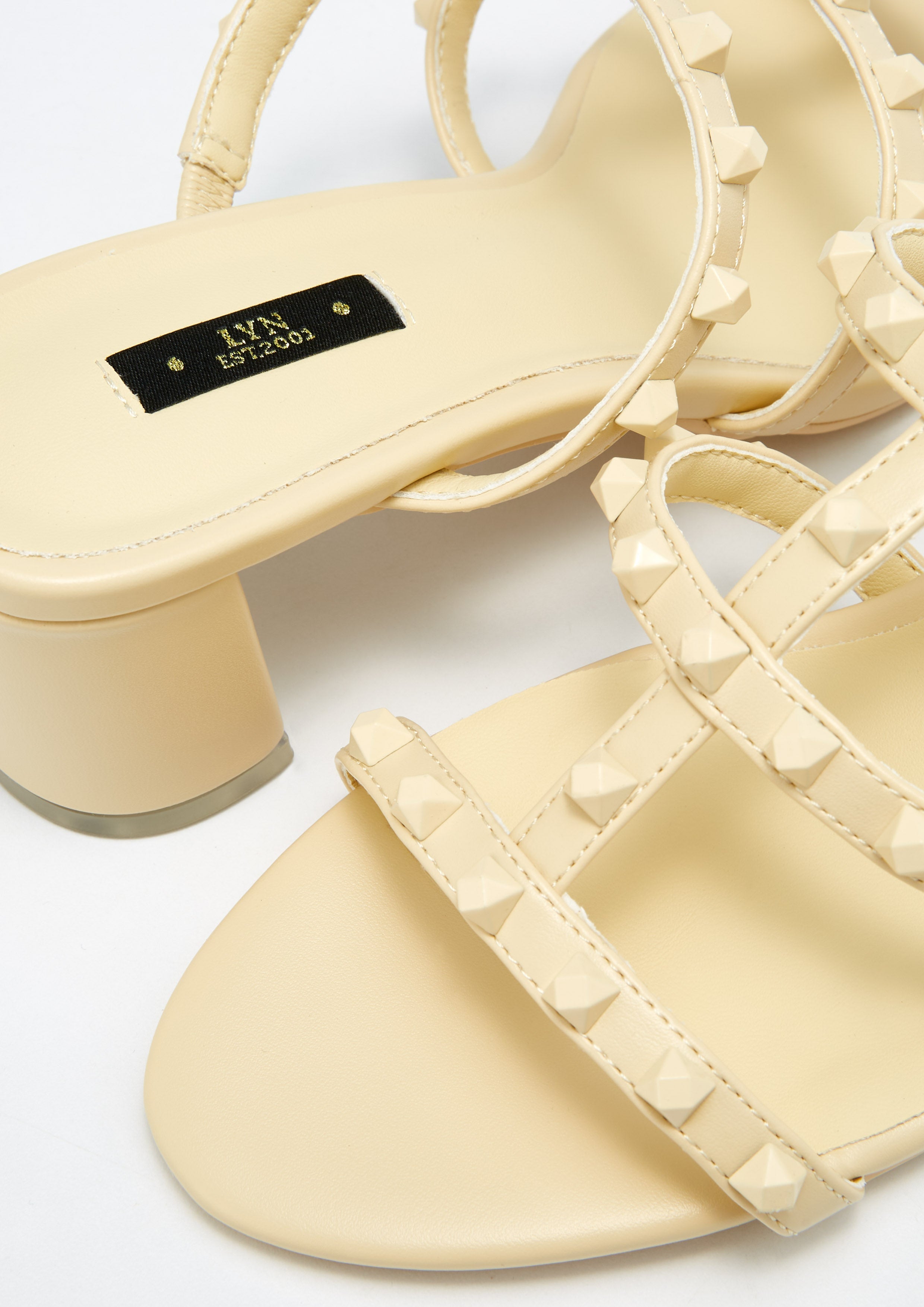 Linda Monotone Flats And Sandals - Light Yellow