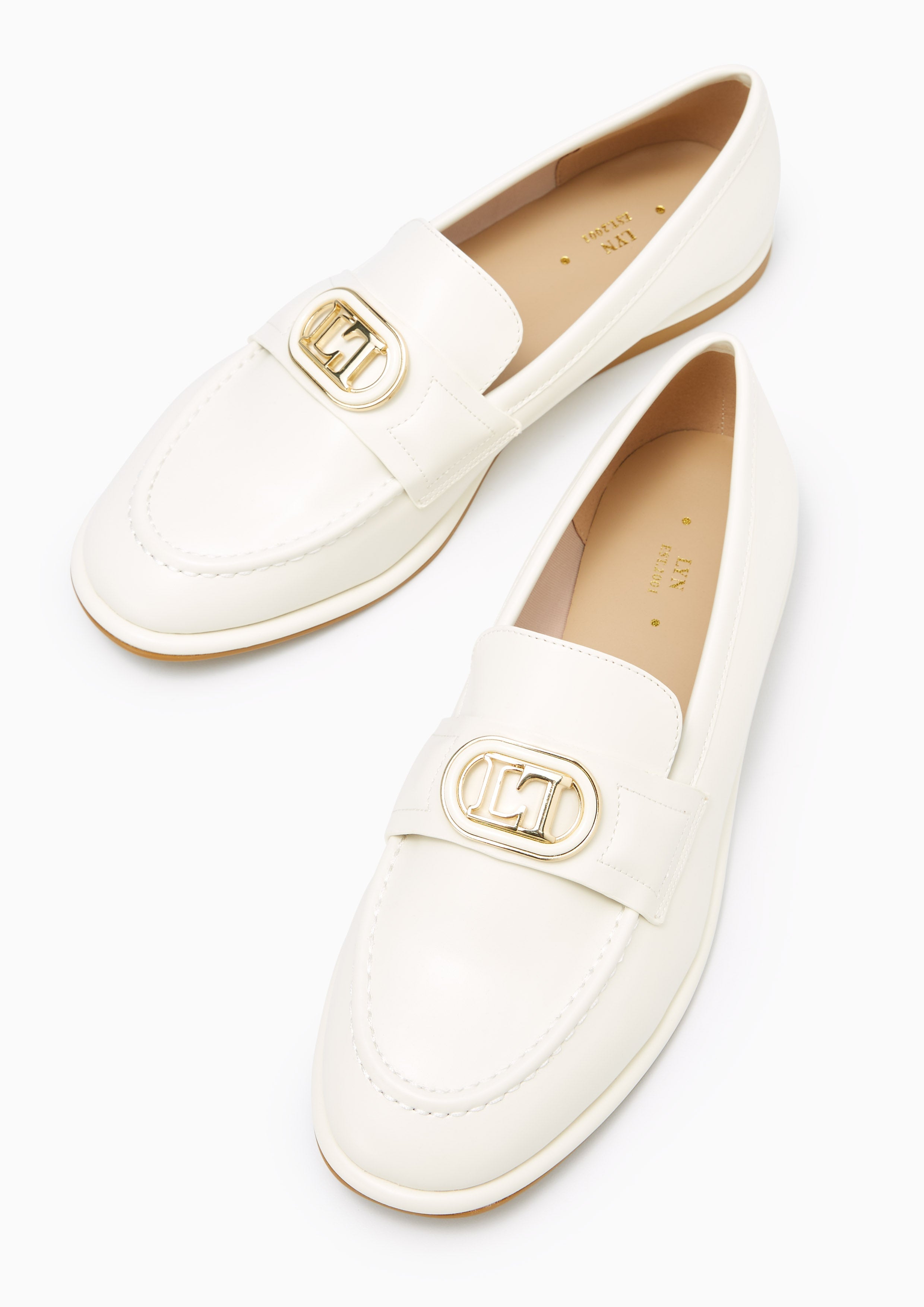 April Loafer Flats And Sandals - Ivory