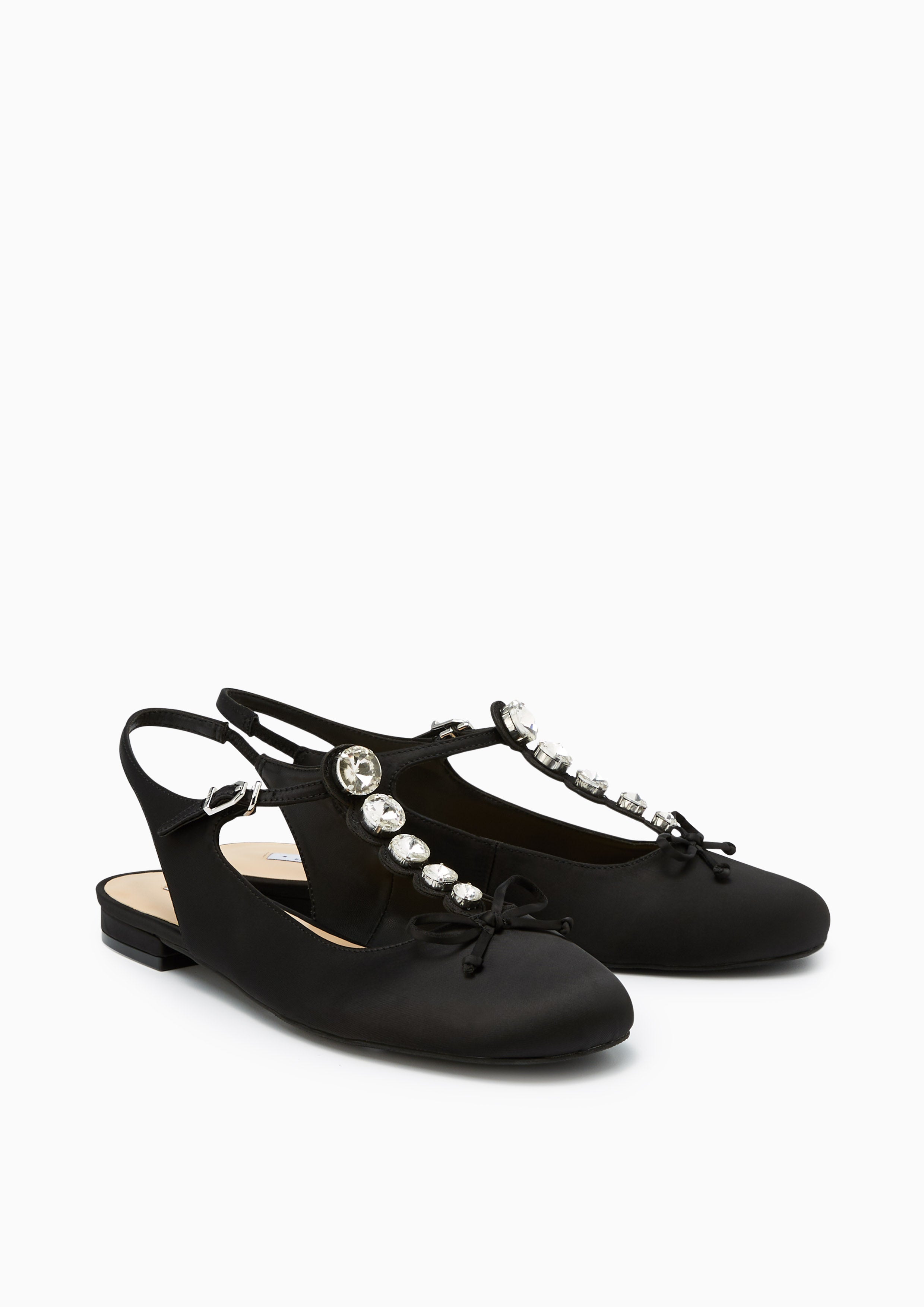 Kirby Ballerina Flats And Sandals - Black