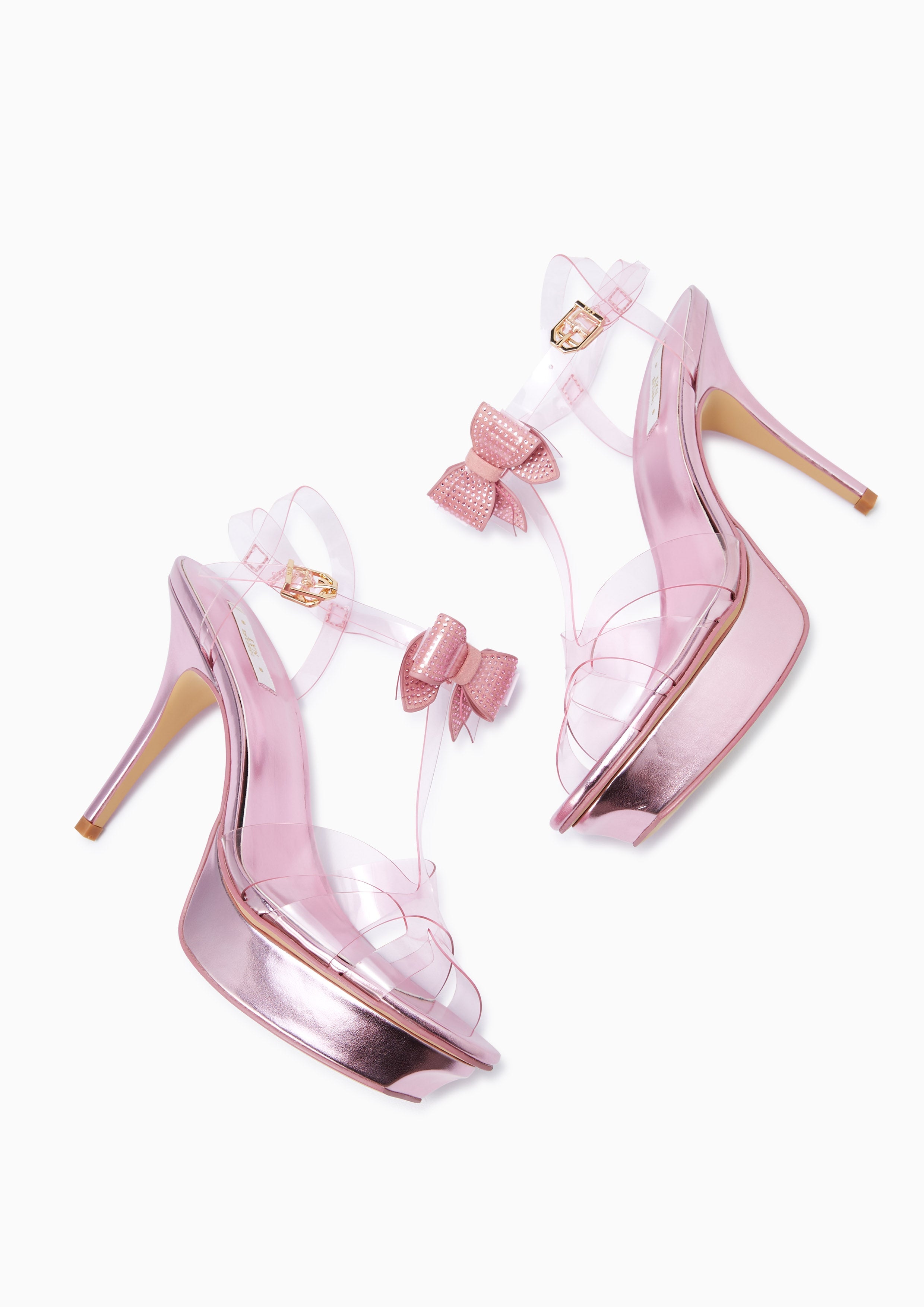 Sabella Bow Heels - Pink