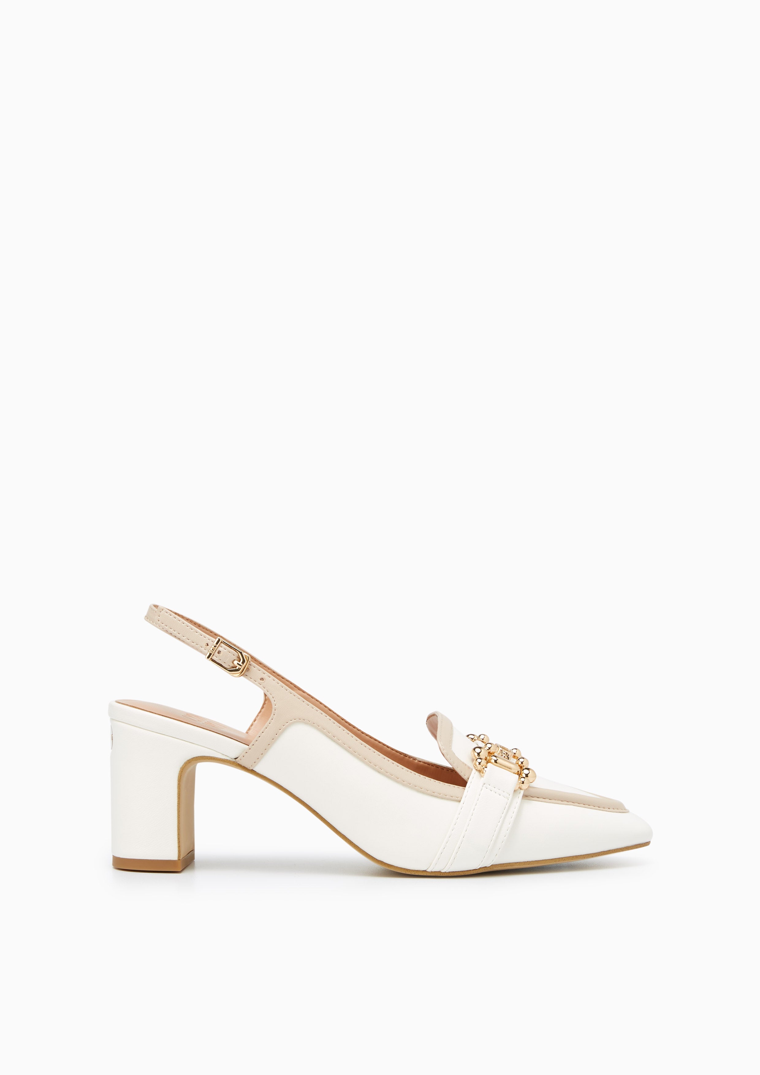 Kanz Heels - White