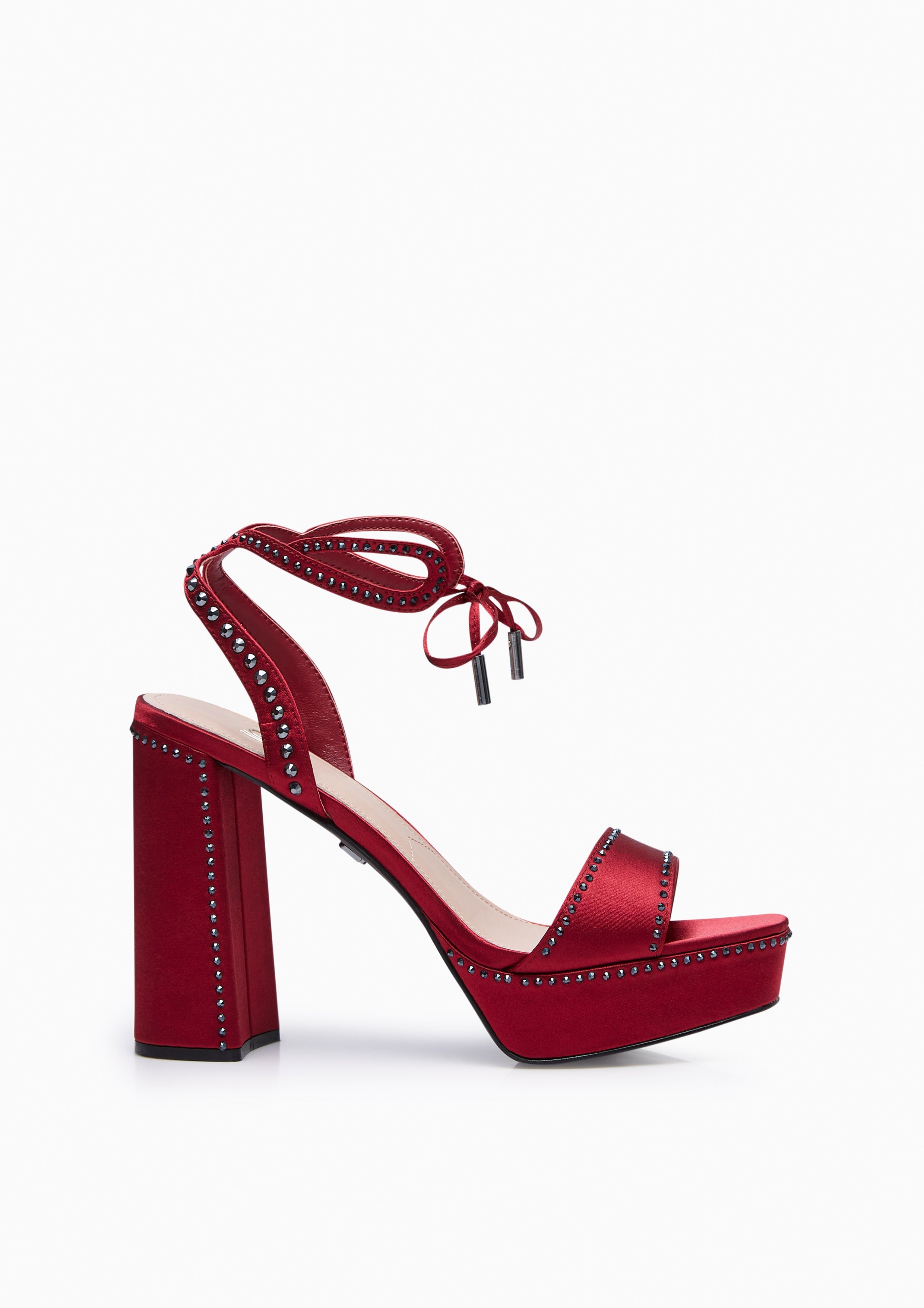 Perla Infinite Heels - Dark Red