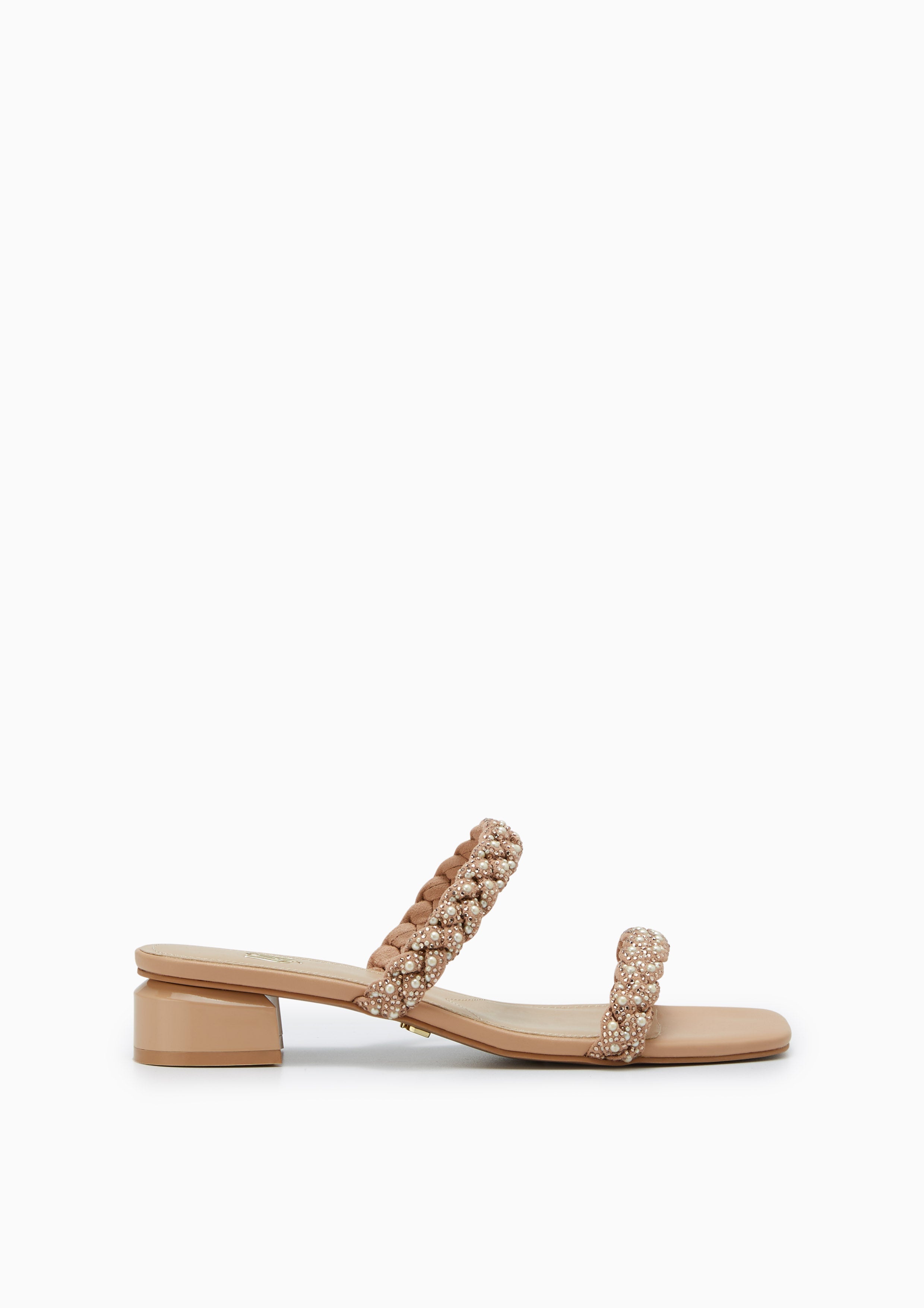 Promise Pearl Infinite Flats And Sandals - Beige