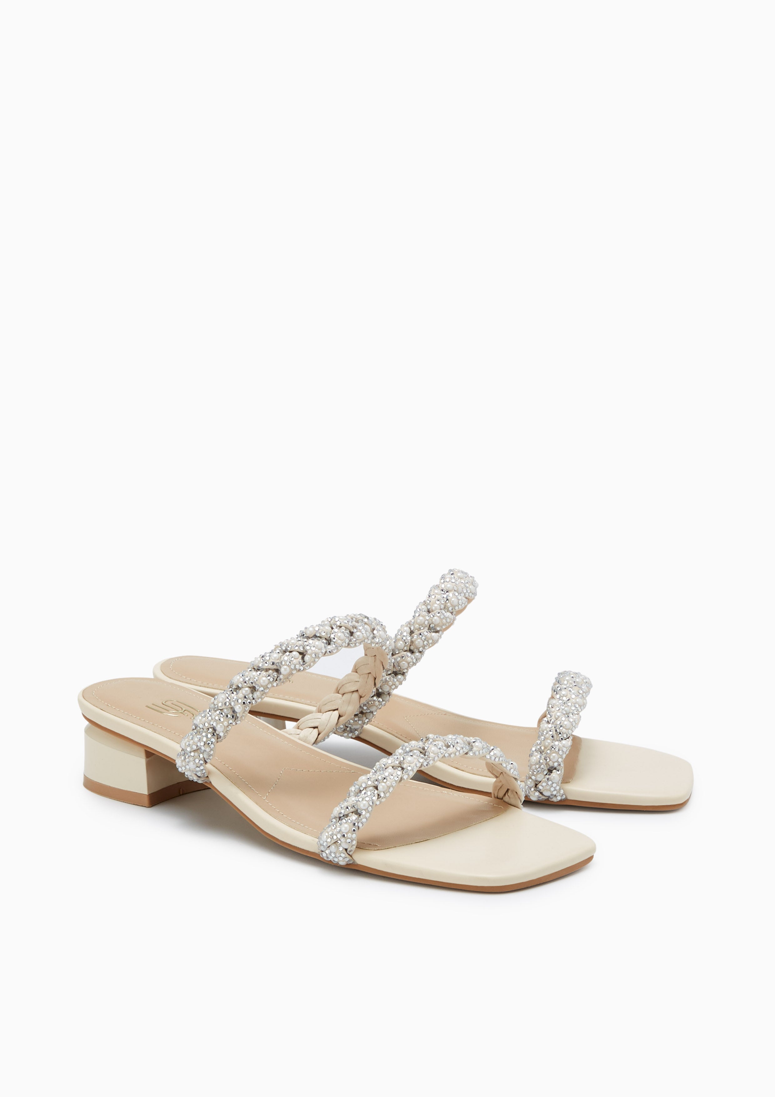 Promise Pearl Infinite Flats And Sandals - Ivory