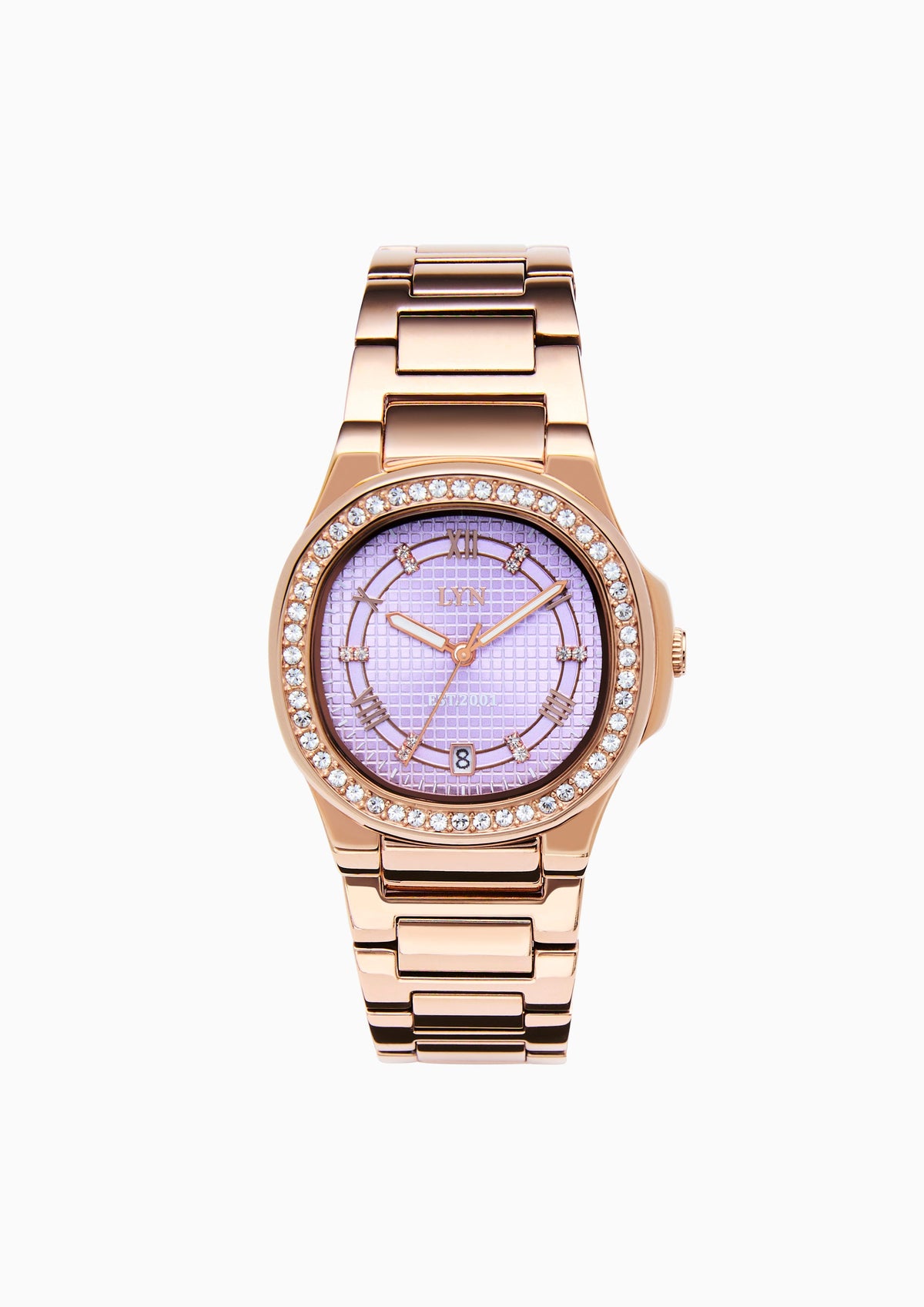 Anchilee Watch - Light Check Purple
