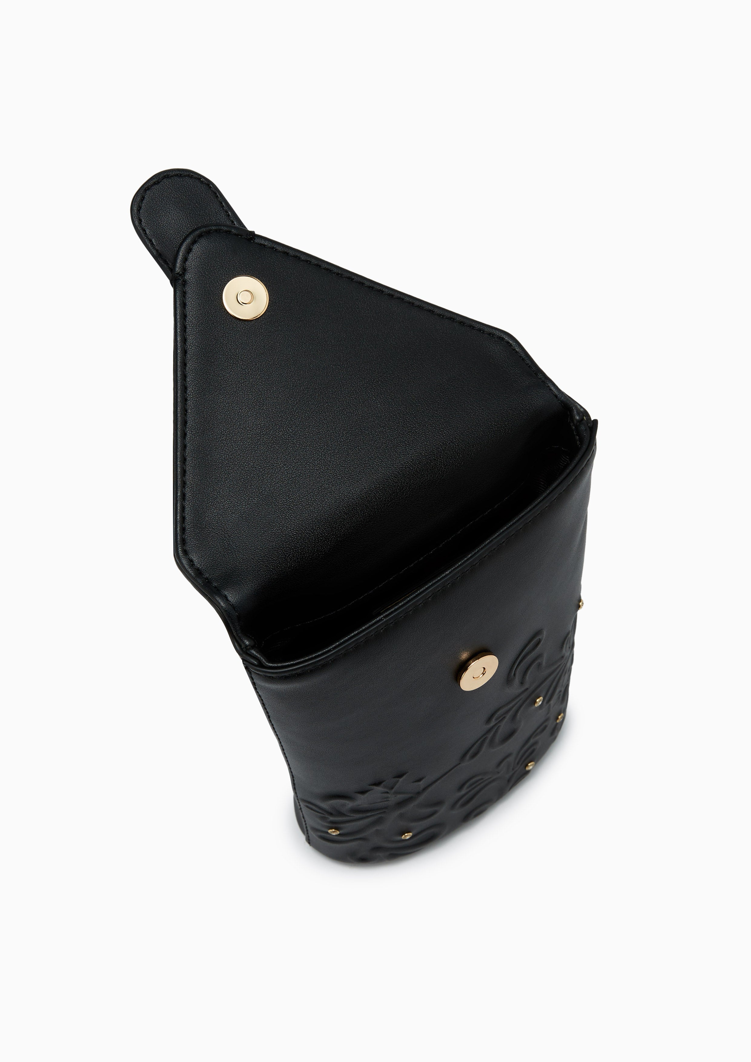 Junni Phone Pocket Wallet On Chain - Black