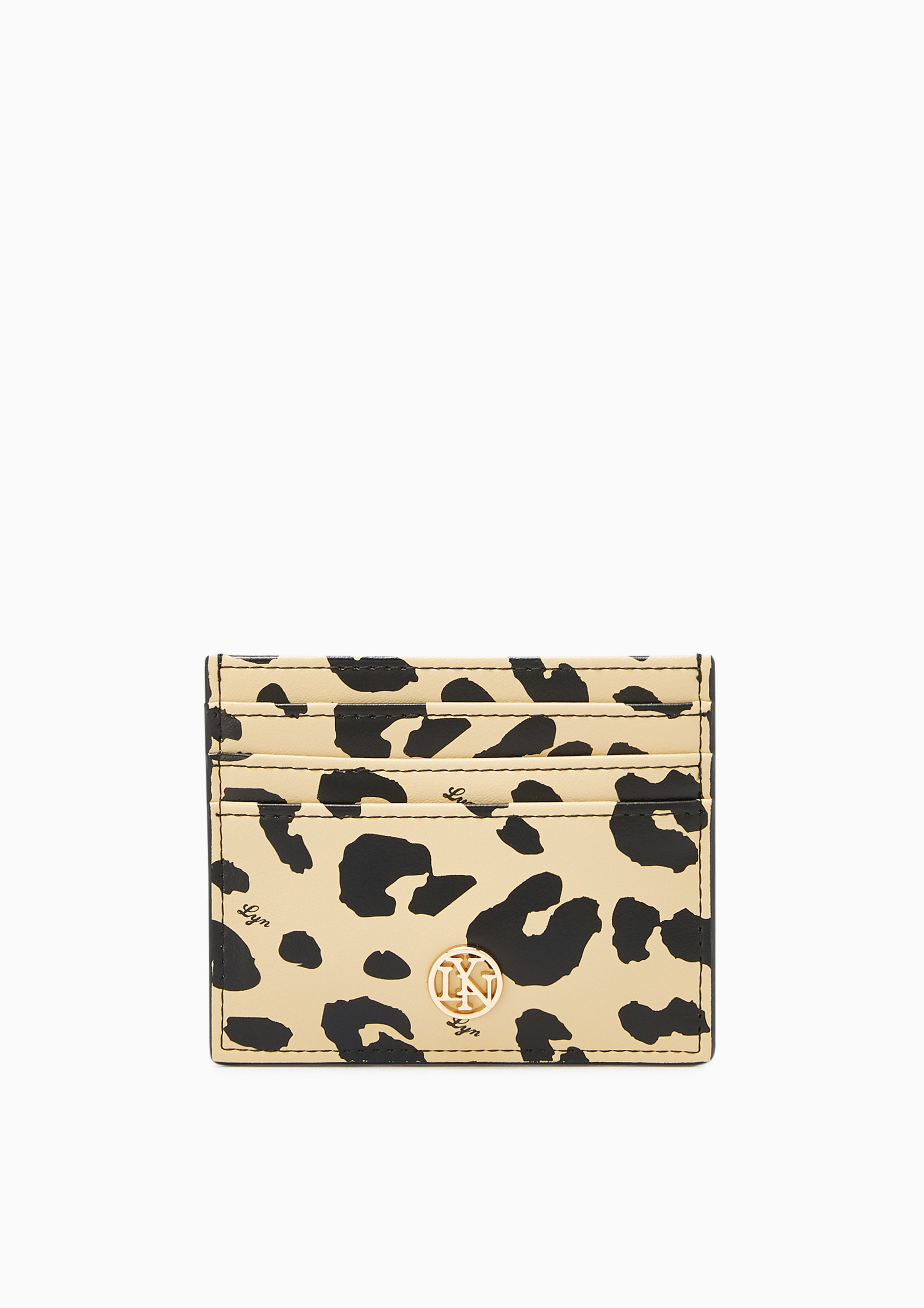 Riley Card Holder Wallet - Leopard