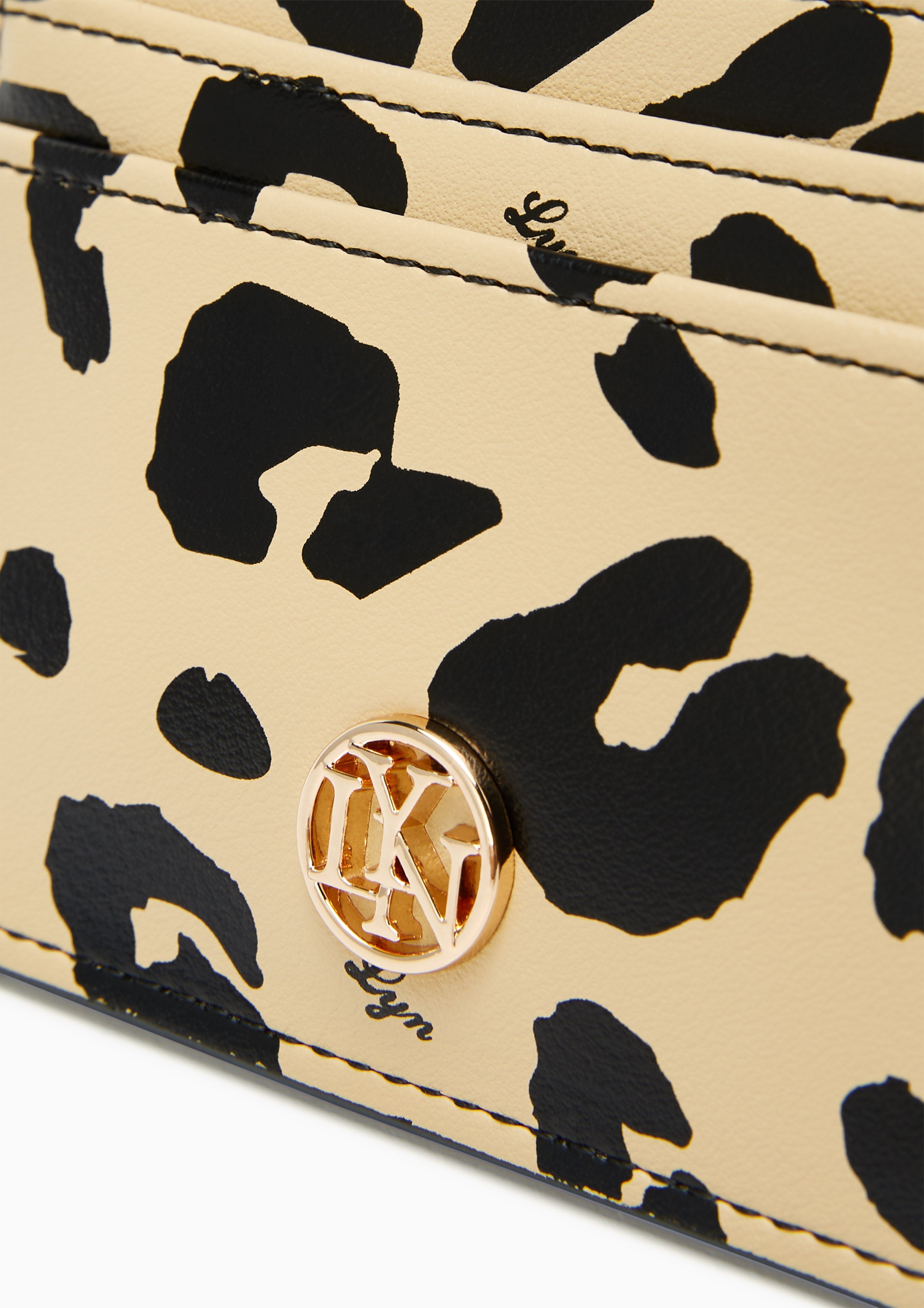 Riley Card Holder Wallet - Leopard