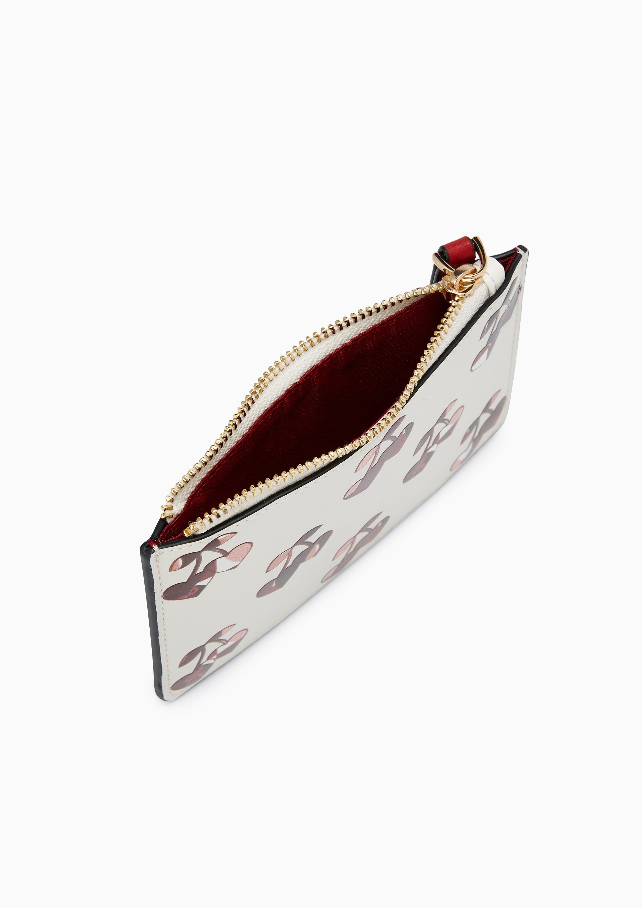 Felix Cny Card Holder Wallet - Printed White