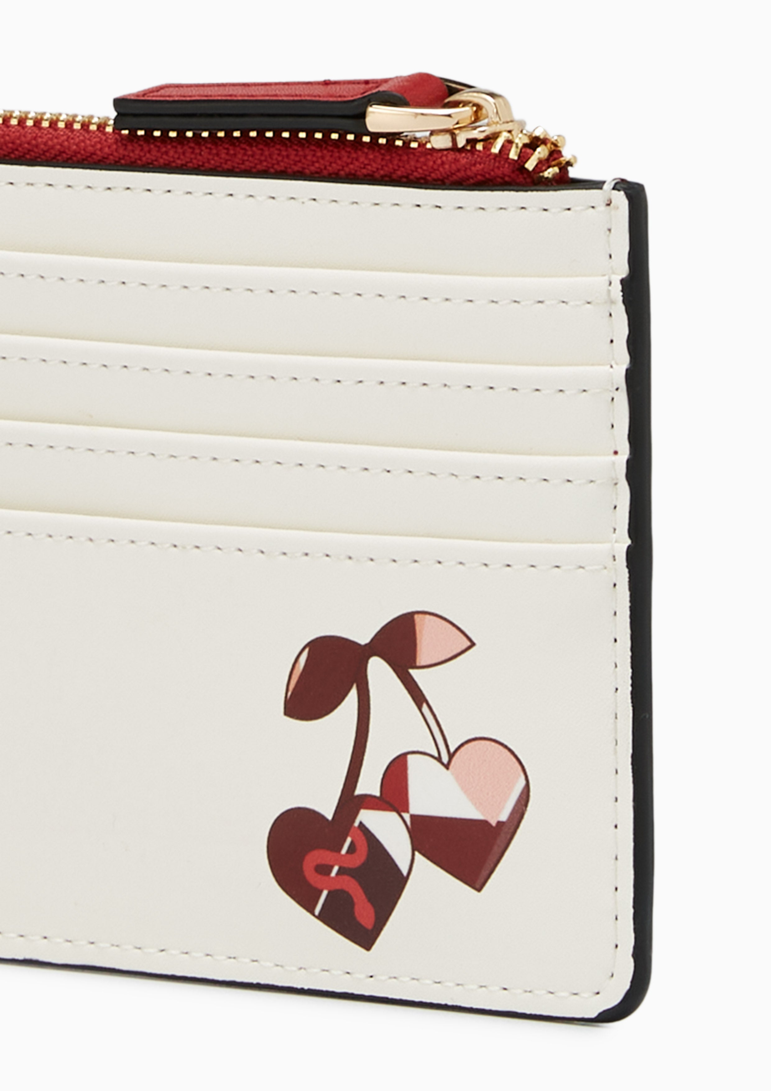 Felix Cny Card Holder Wallet - Printed Red