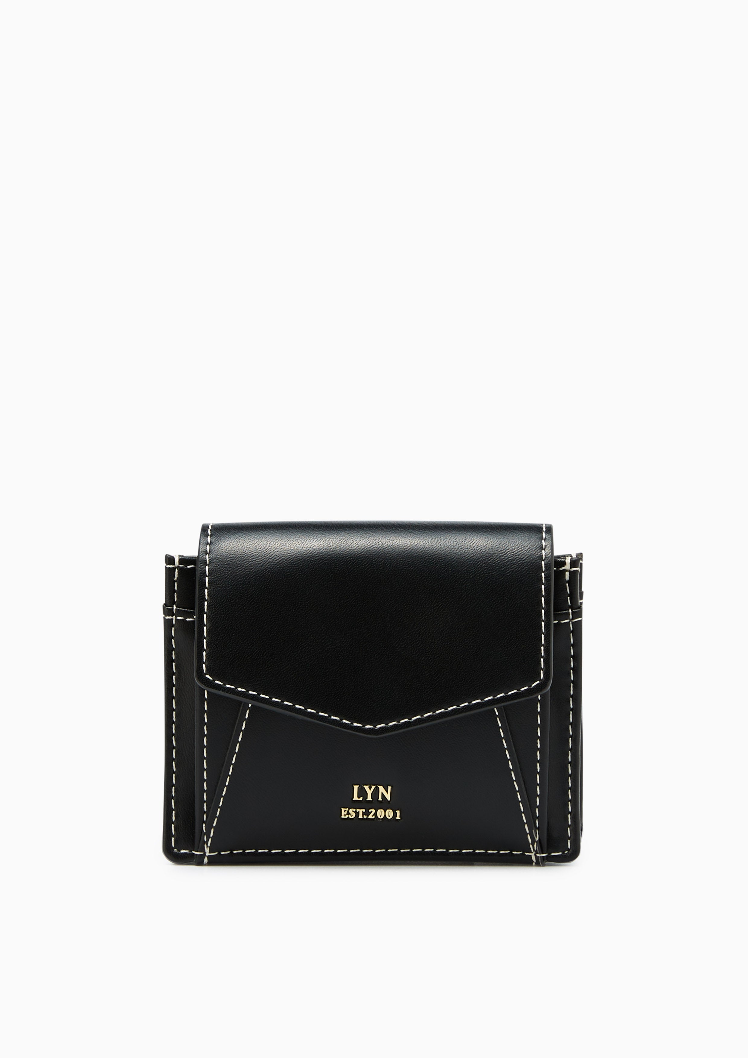 Andrea Short Wallet - Black