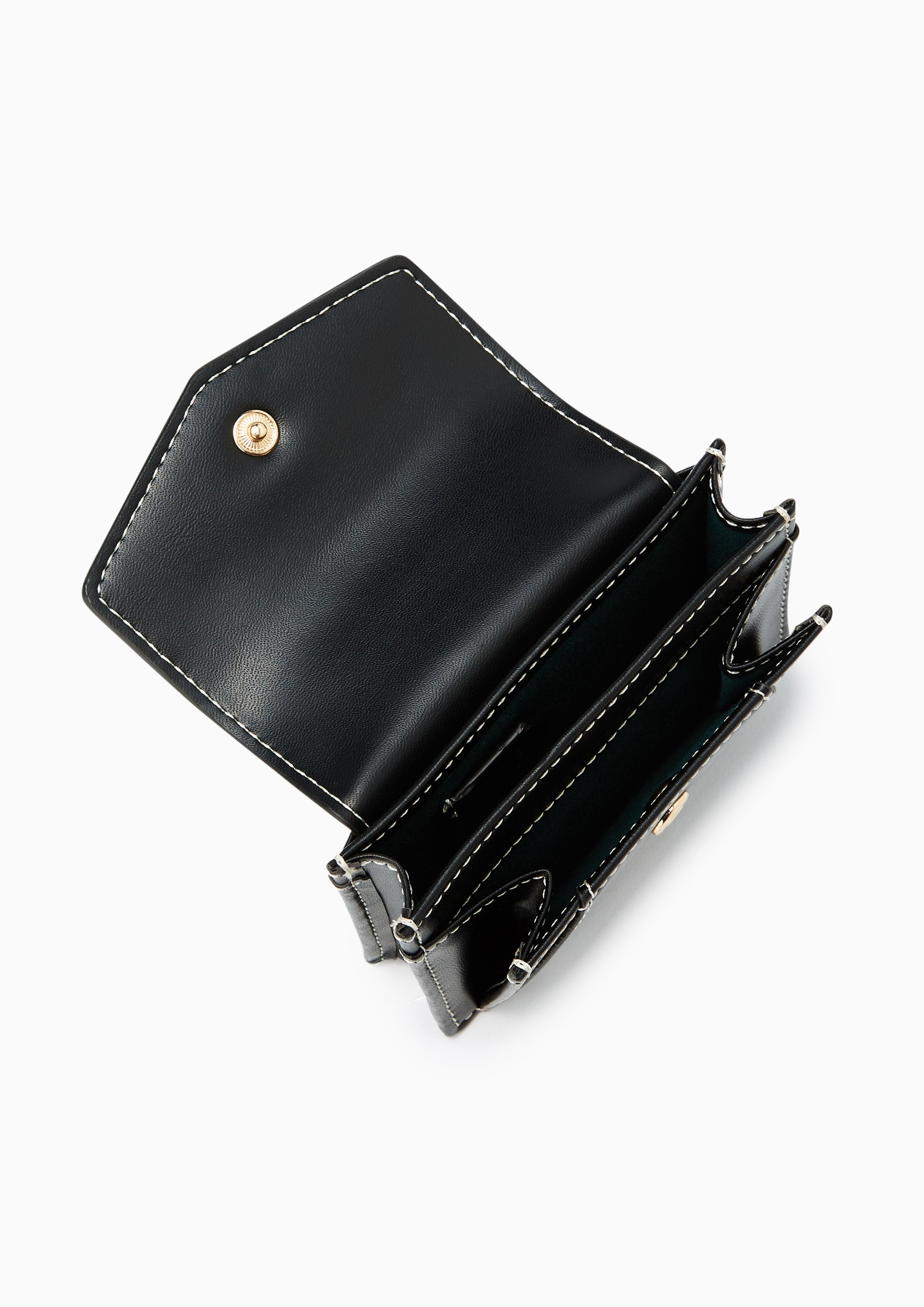 Andrea Short Wallet - Black