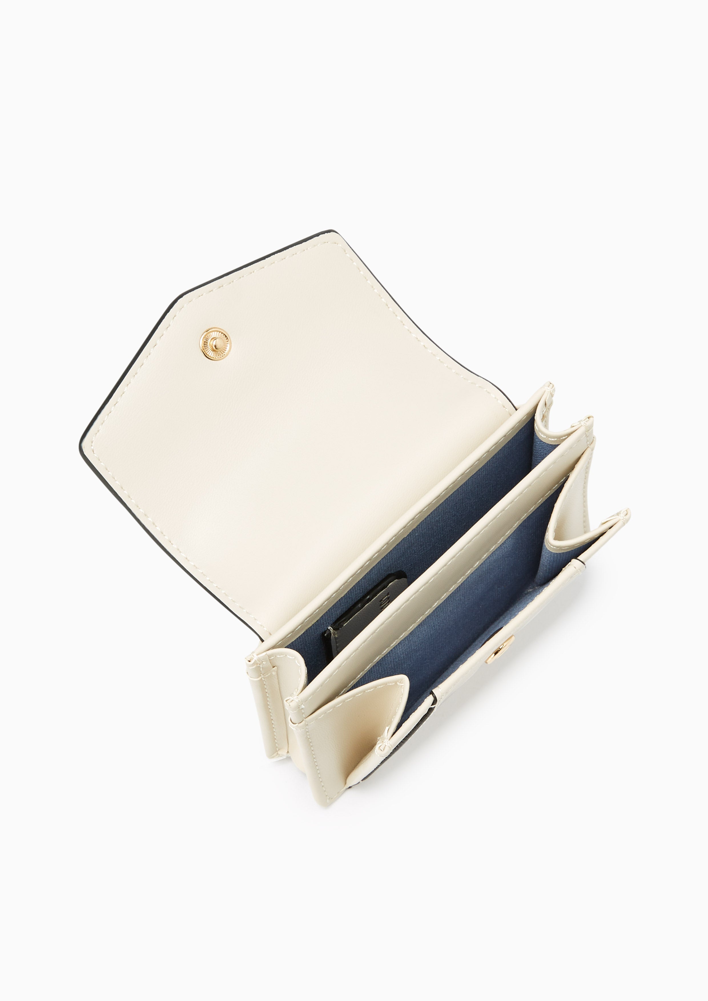 Andrea Short Wallet - Ivory