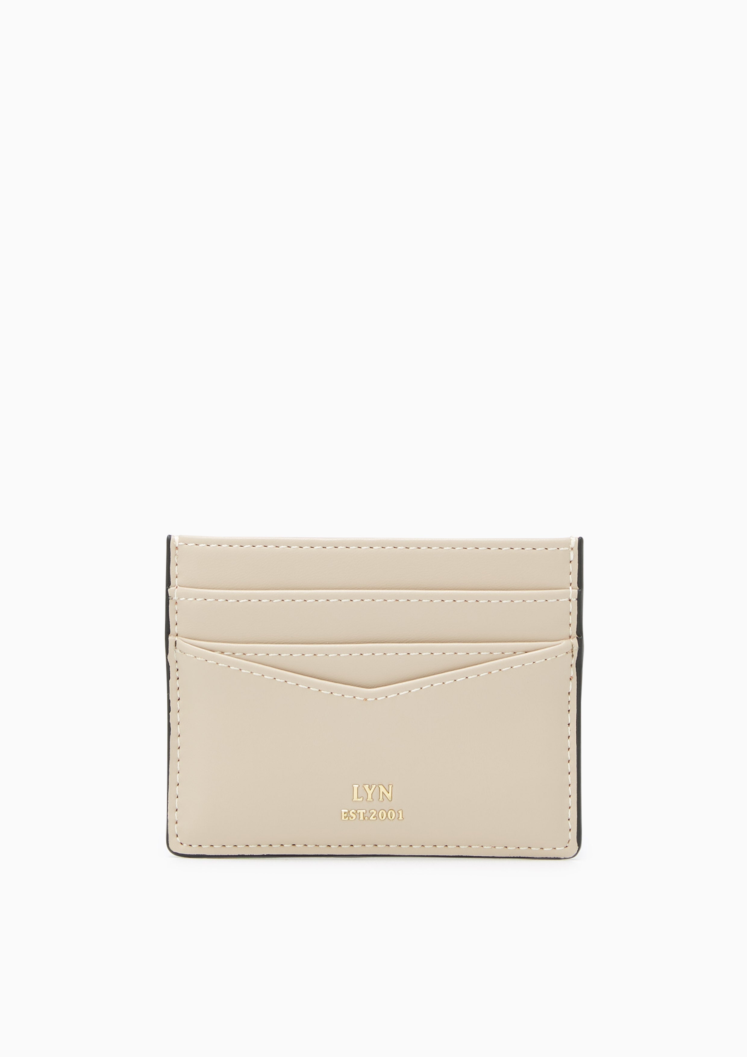 Andrea Card Holder Wallet - Beige