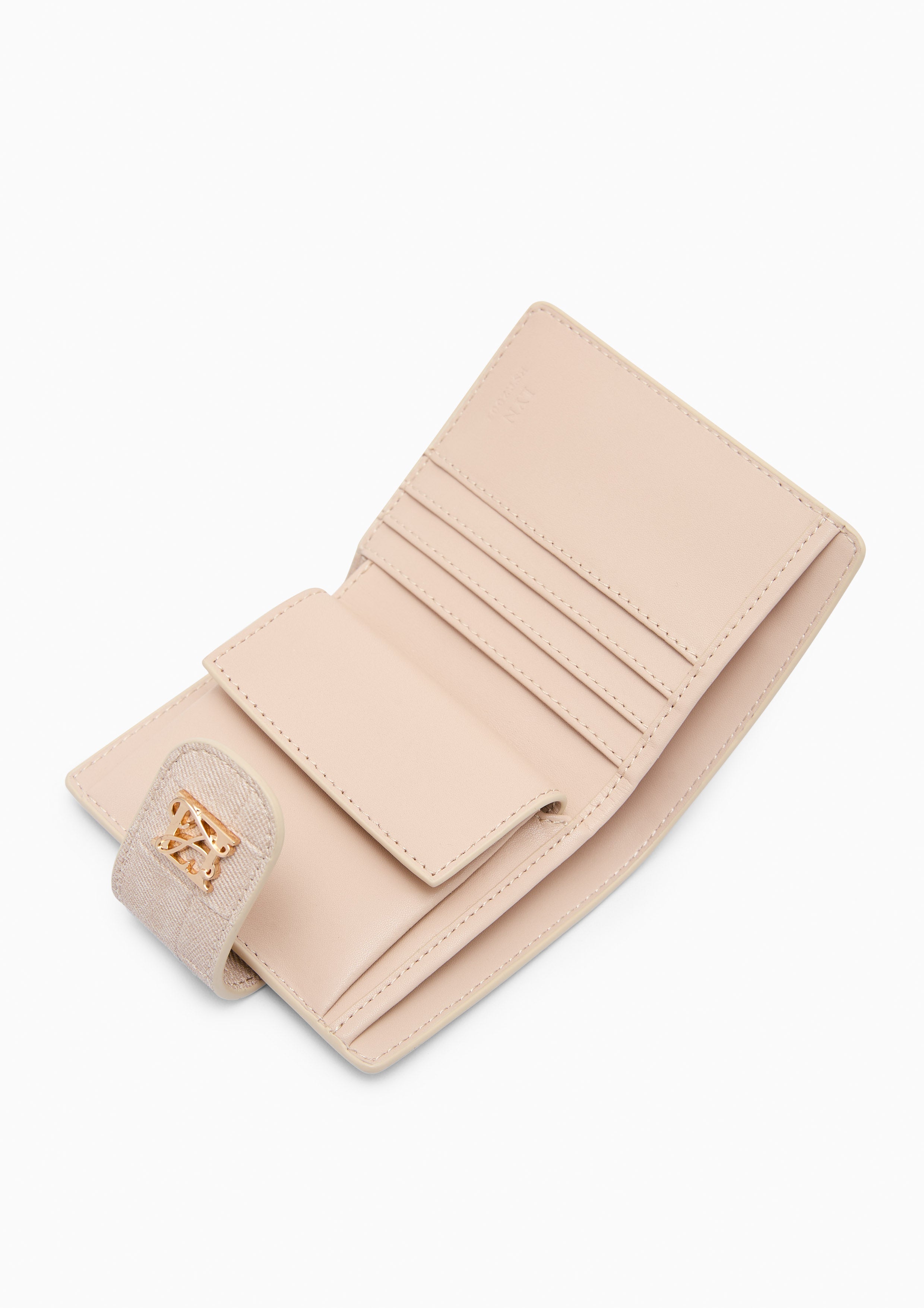 Joann Grace Flap Wallet - Biege Variation 2