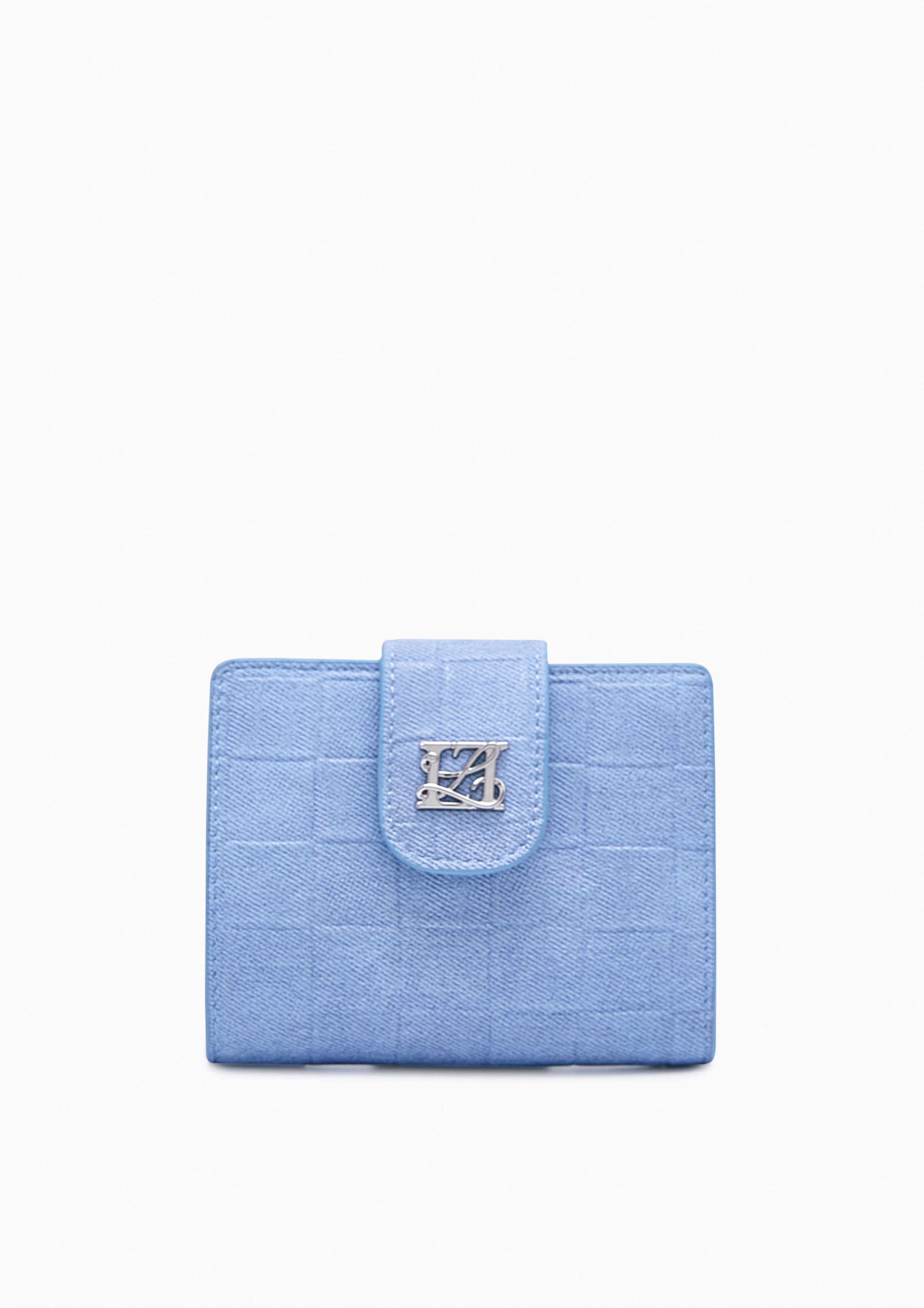 Joann Grace Flap Wallet - Blue Variation 2