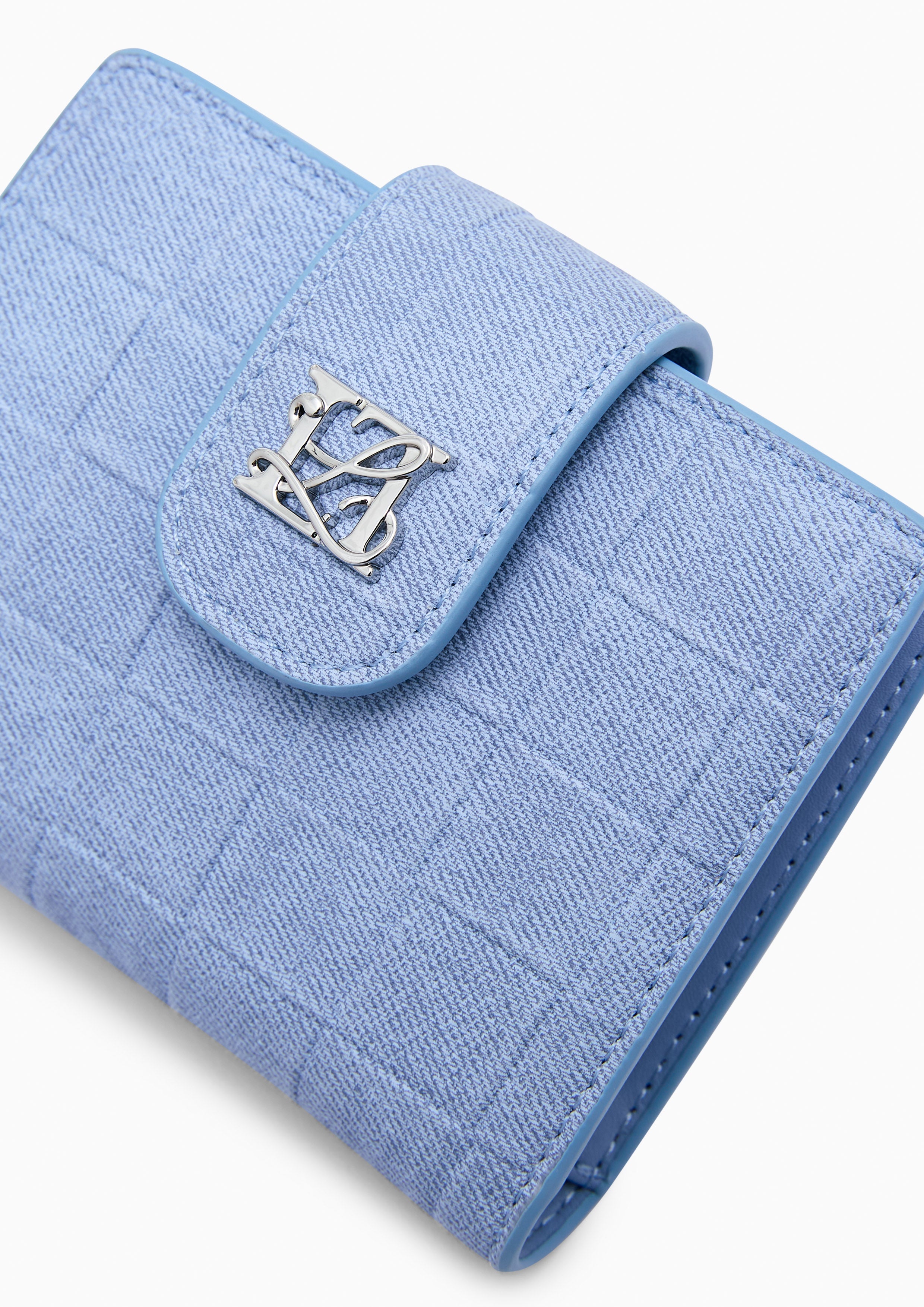 Joann Grace Flap Wallet - Blue Variation 2