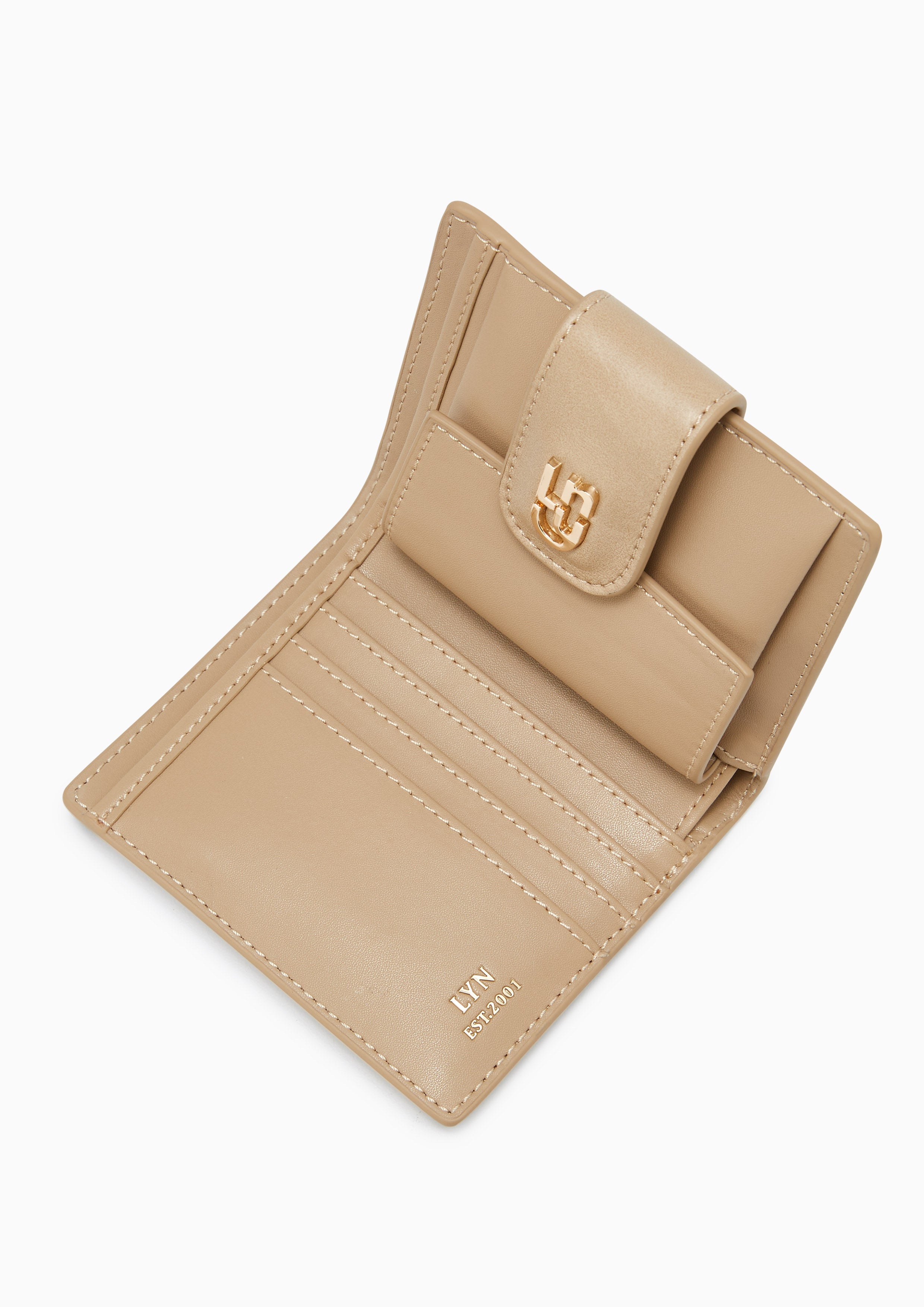 Handi Flap Wallet - Light Beige