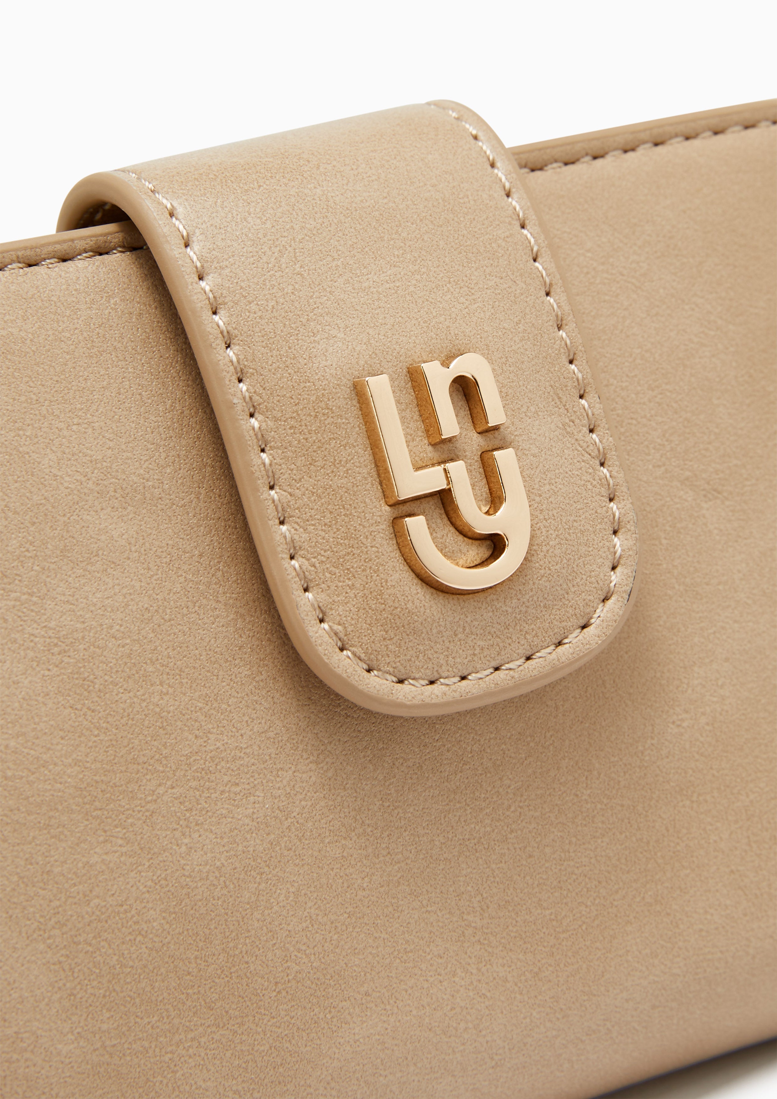 Handi Flap Wallet - Light Beige