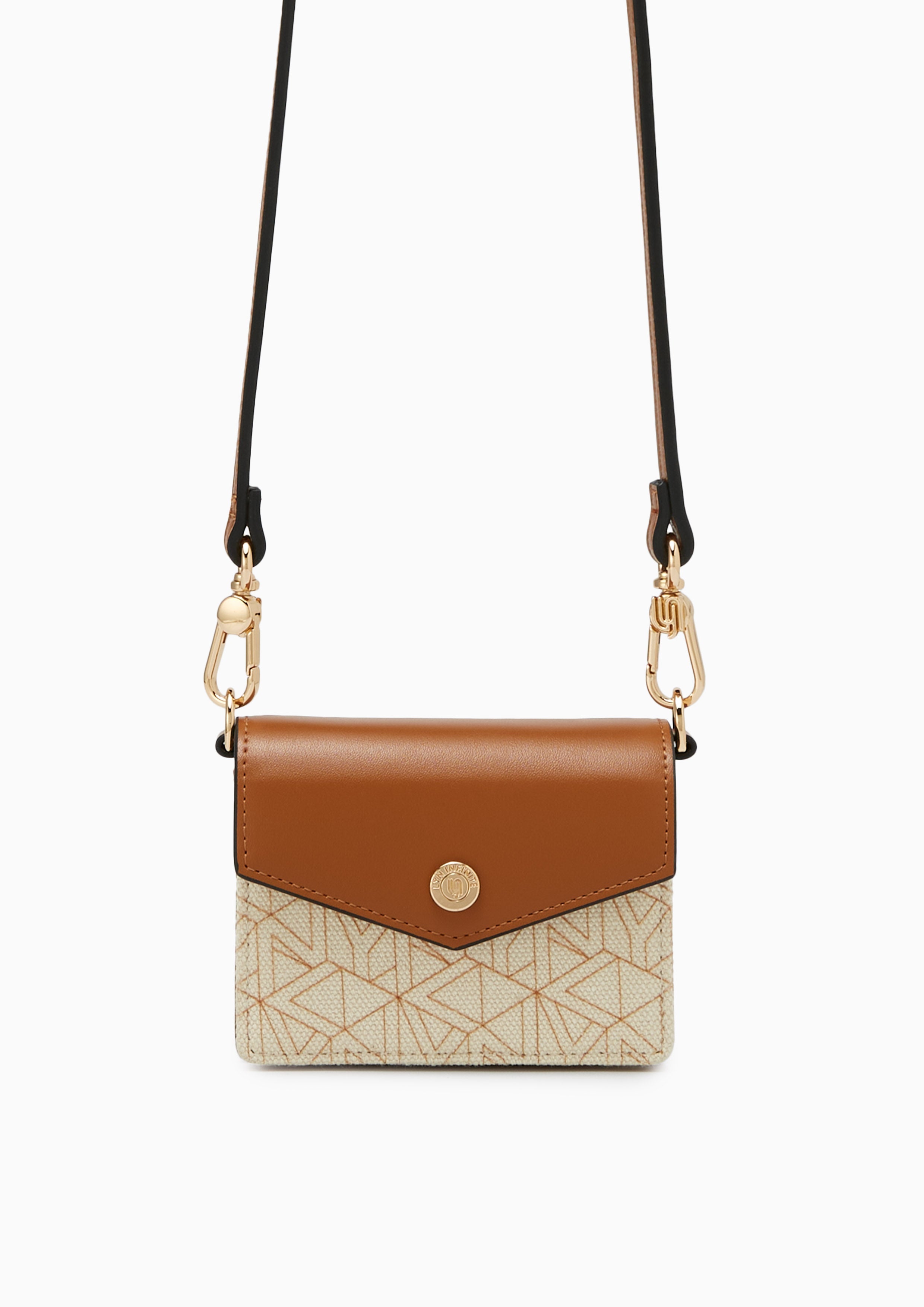 Robyn Infinite Short  Wallet On Chain - Printed Tan