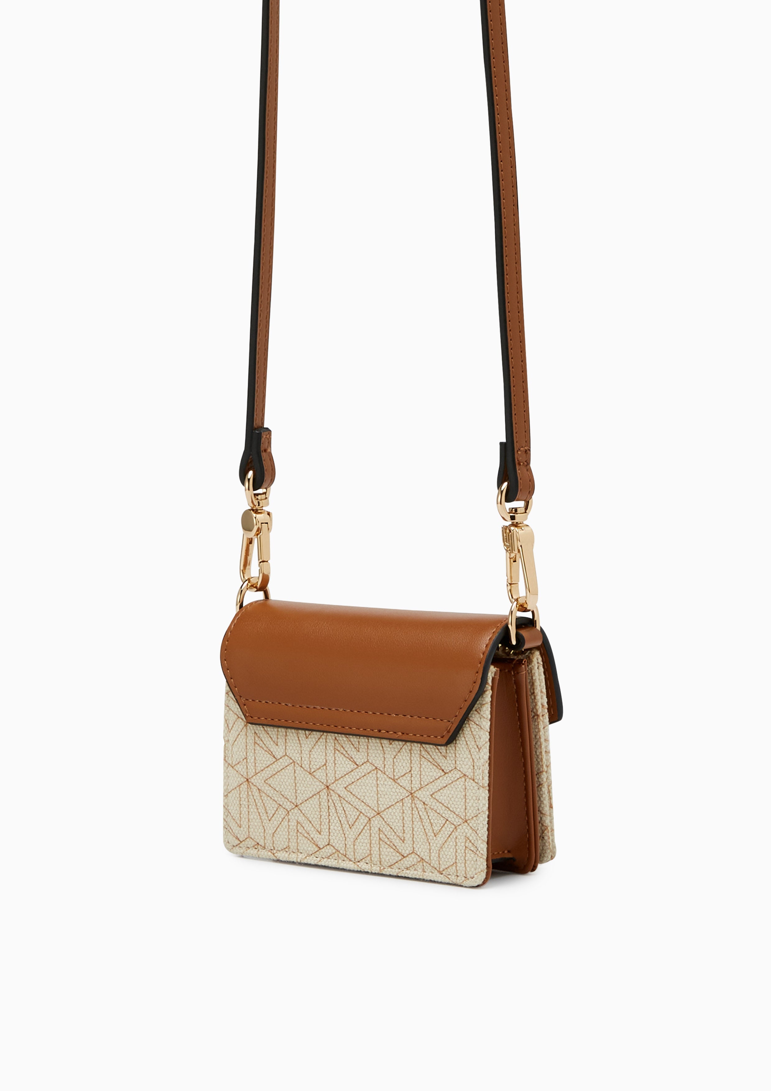 Robyn Infinite Short  Wallet On Chain - Printed Tan