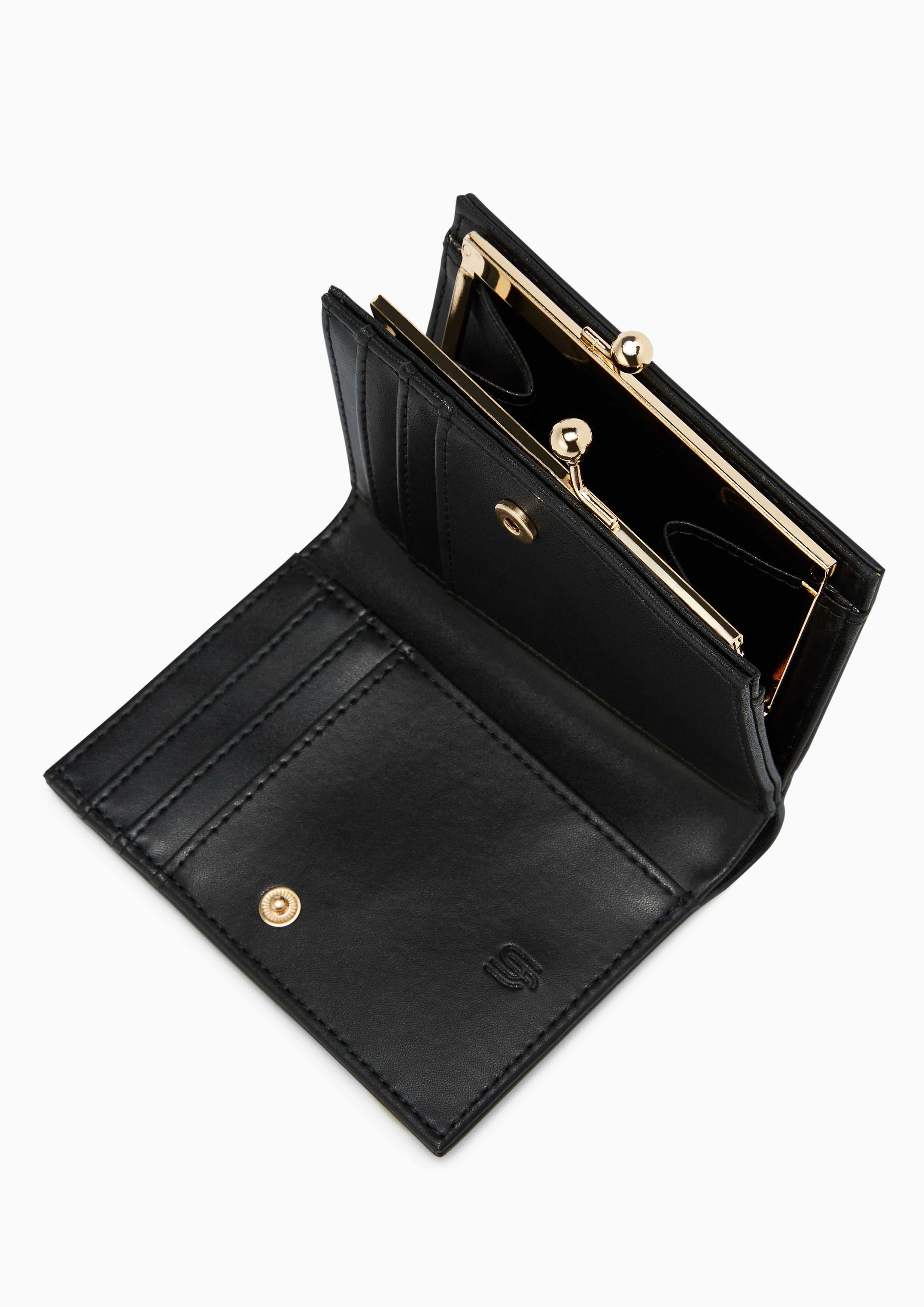 Nyxia Infinite Frame Short Wallet - Black