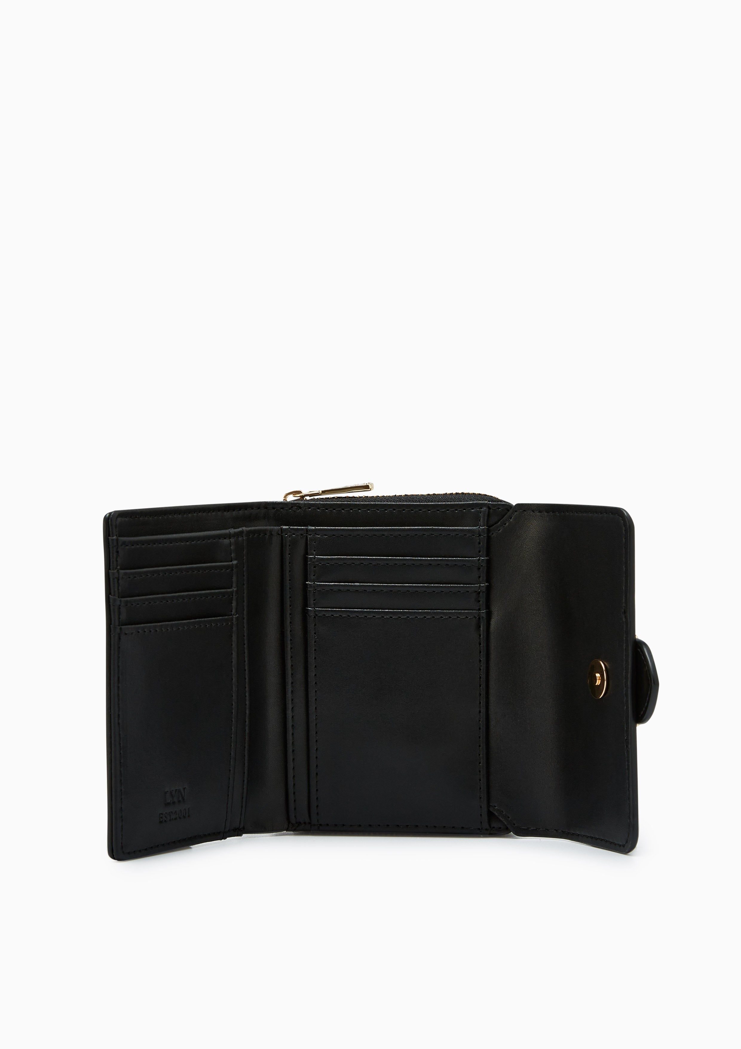 Riva   Short Wallet - Black