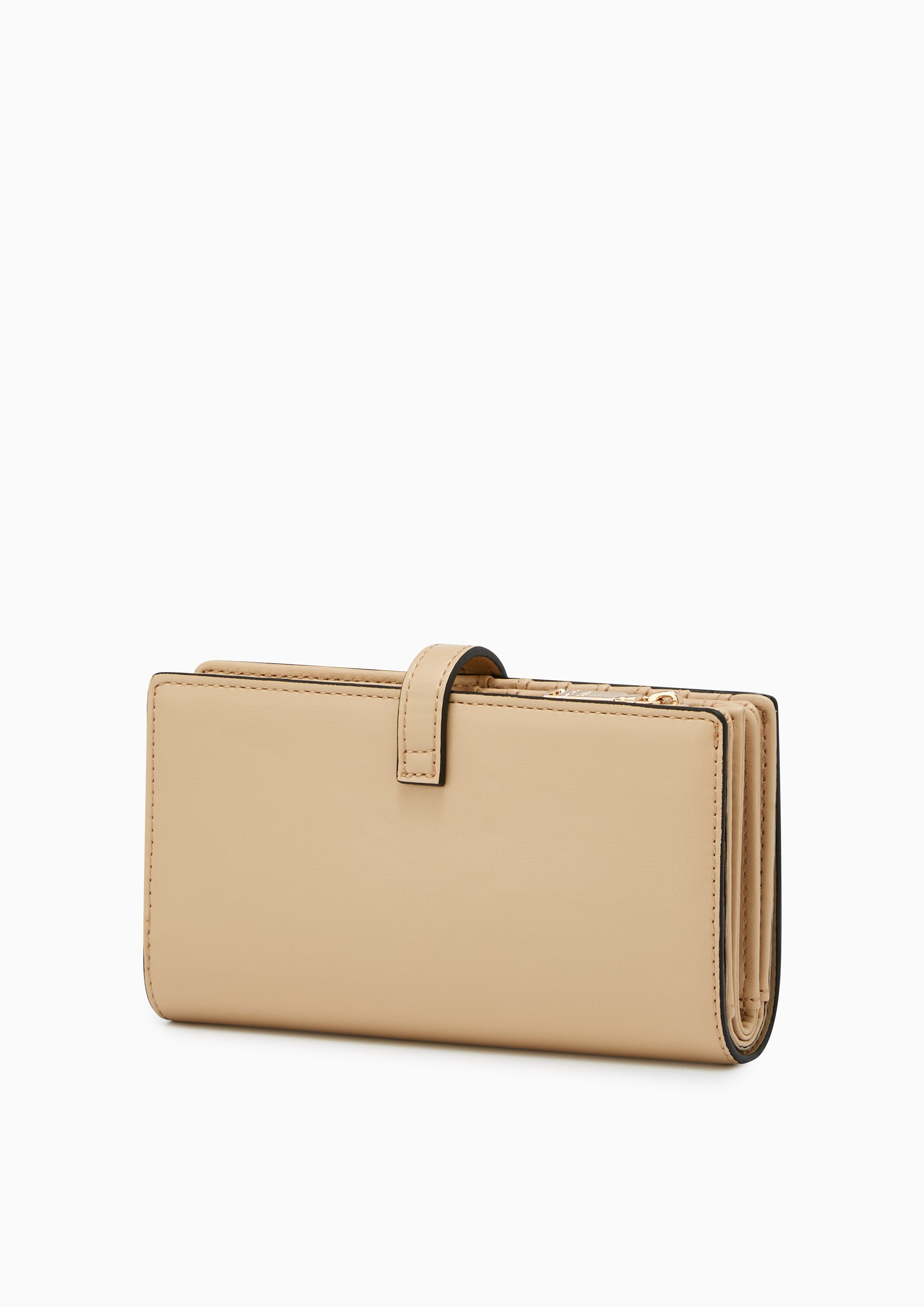 Re-Edit Lucky Semi  Long Wallets - Beige