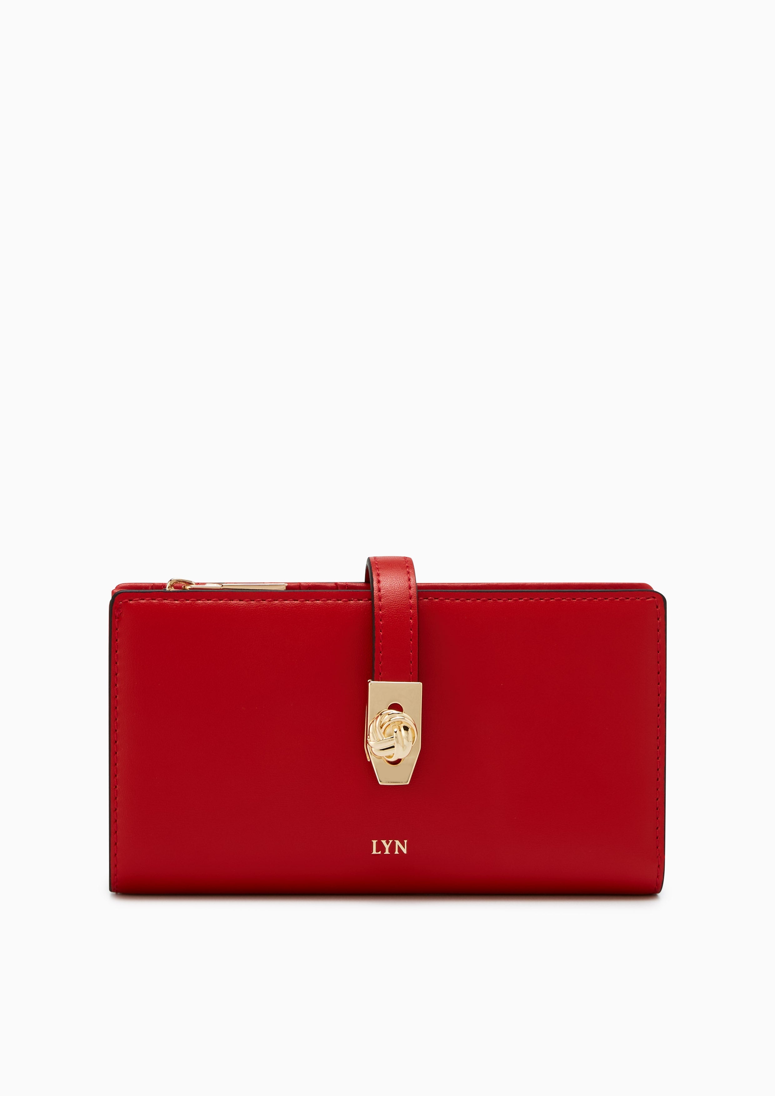 Re-Edit Lucky Semi  Long Wallets - Red