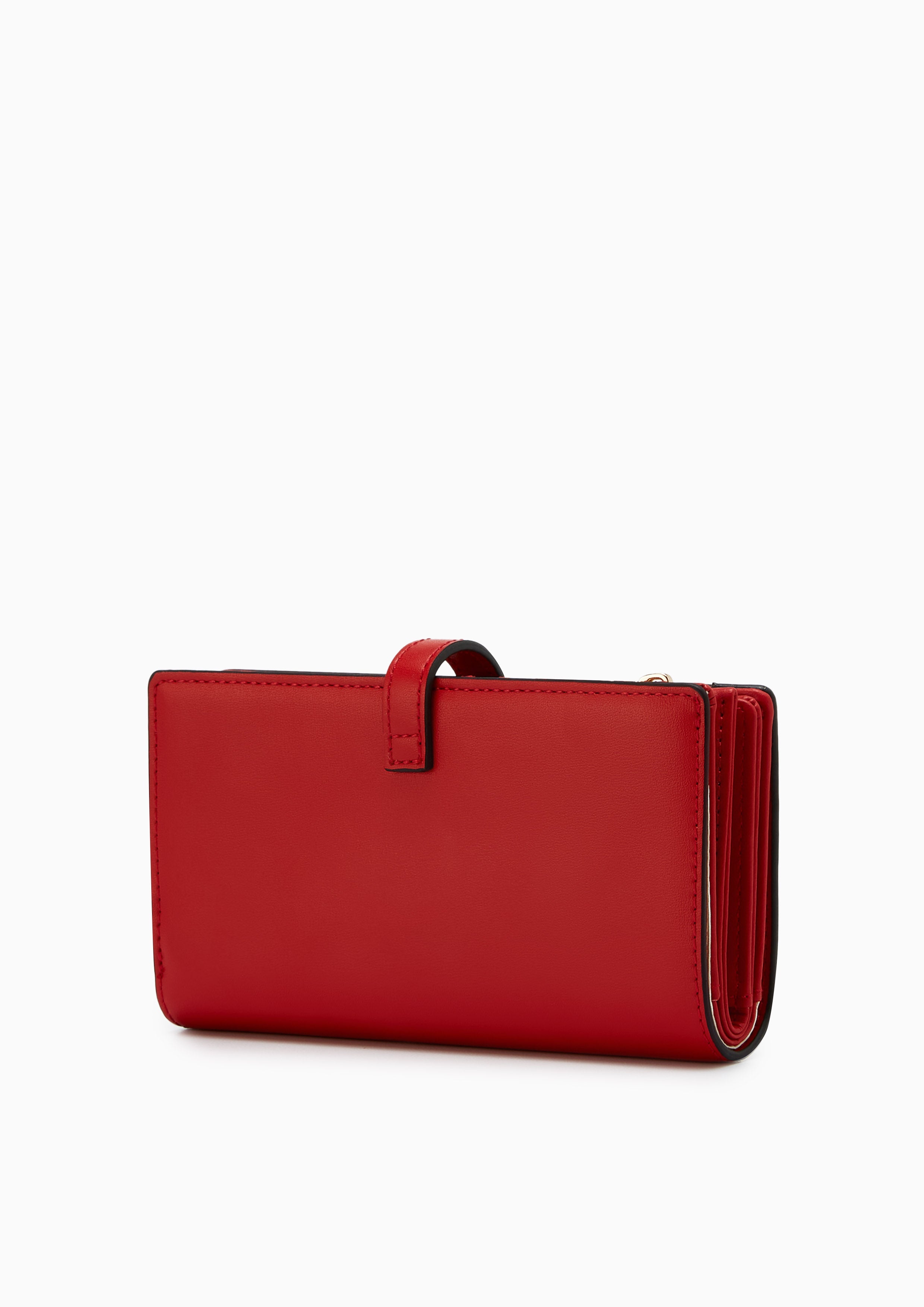 Re-Edit Lucky Semi  Long Wallets - Red