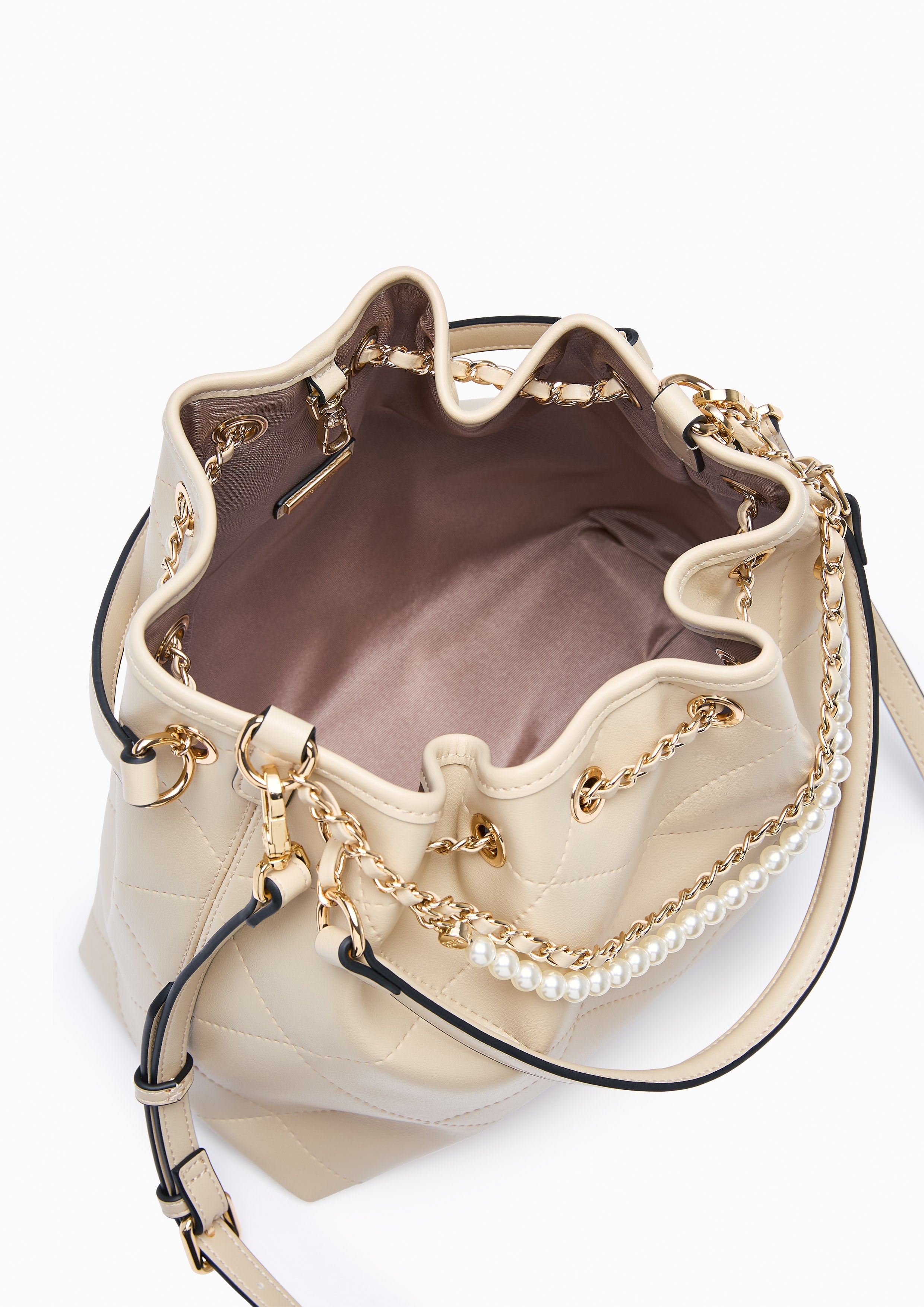 Ferna M Shoulder Bag - Light Beige