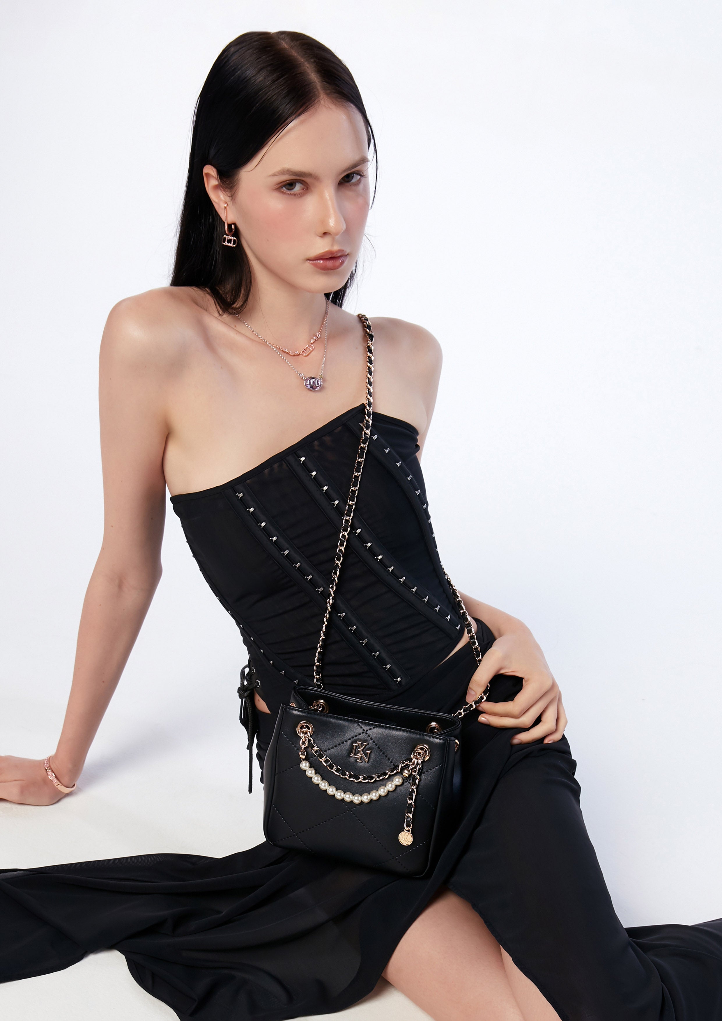 Ferna  S Crossbody Bag - Black