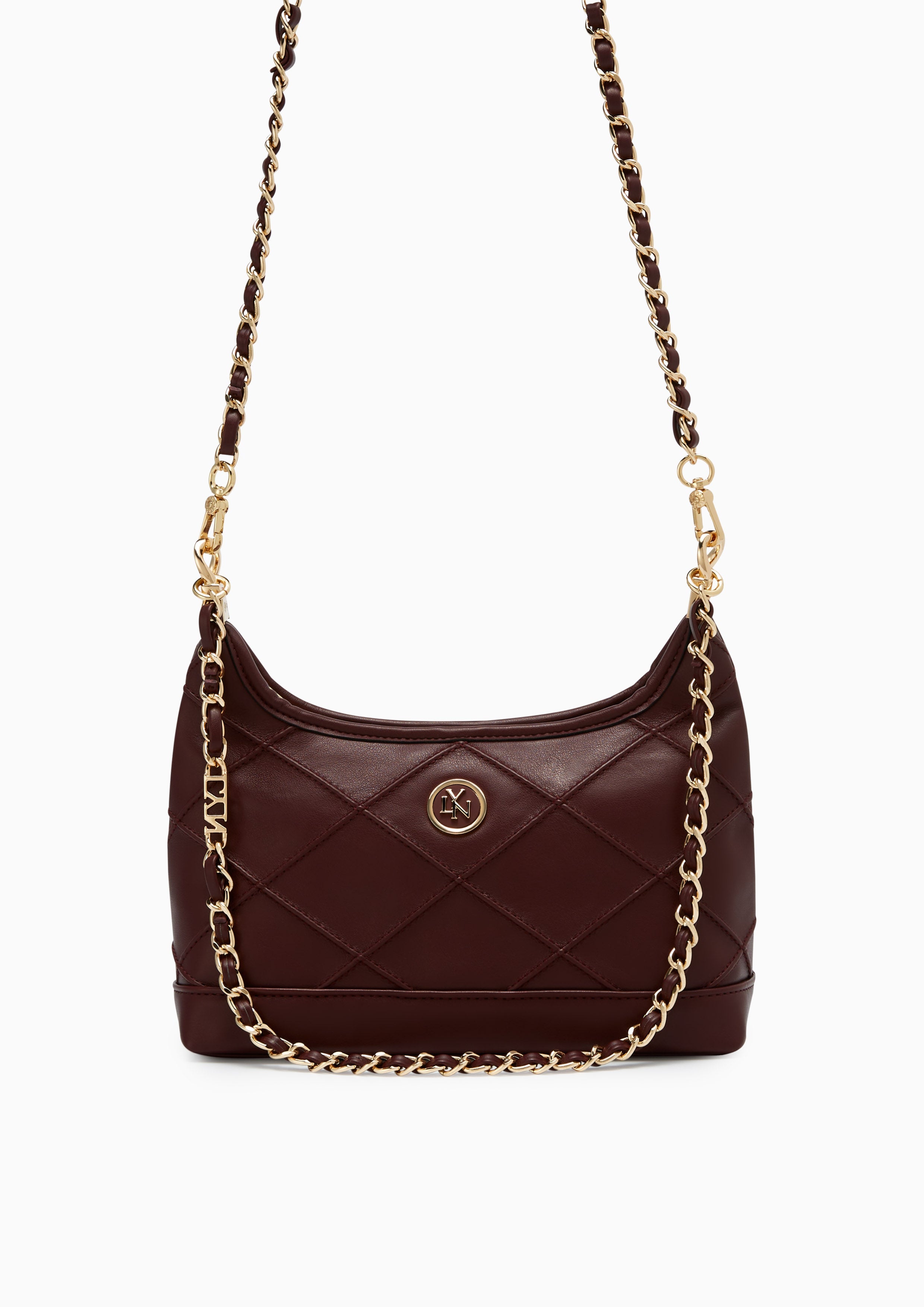 Jaylen S Shoulder Bag - Dark Red