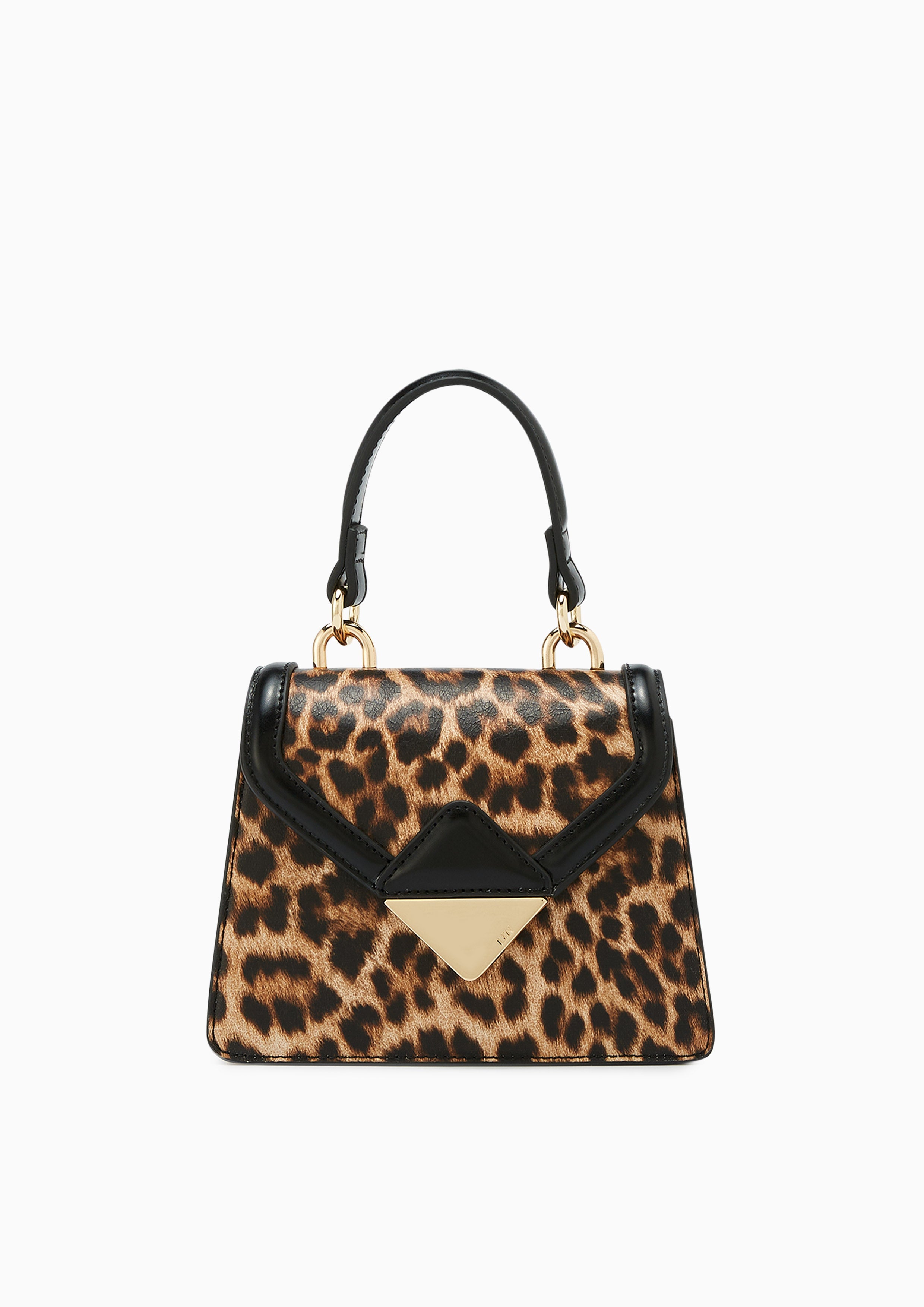 Carrie Top Handle Handbag - Leopard