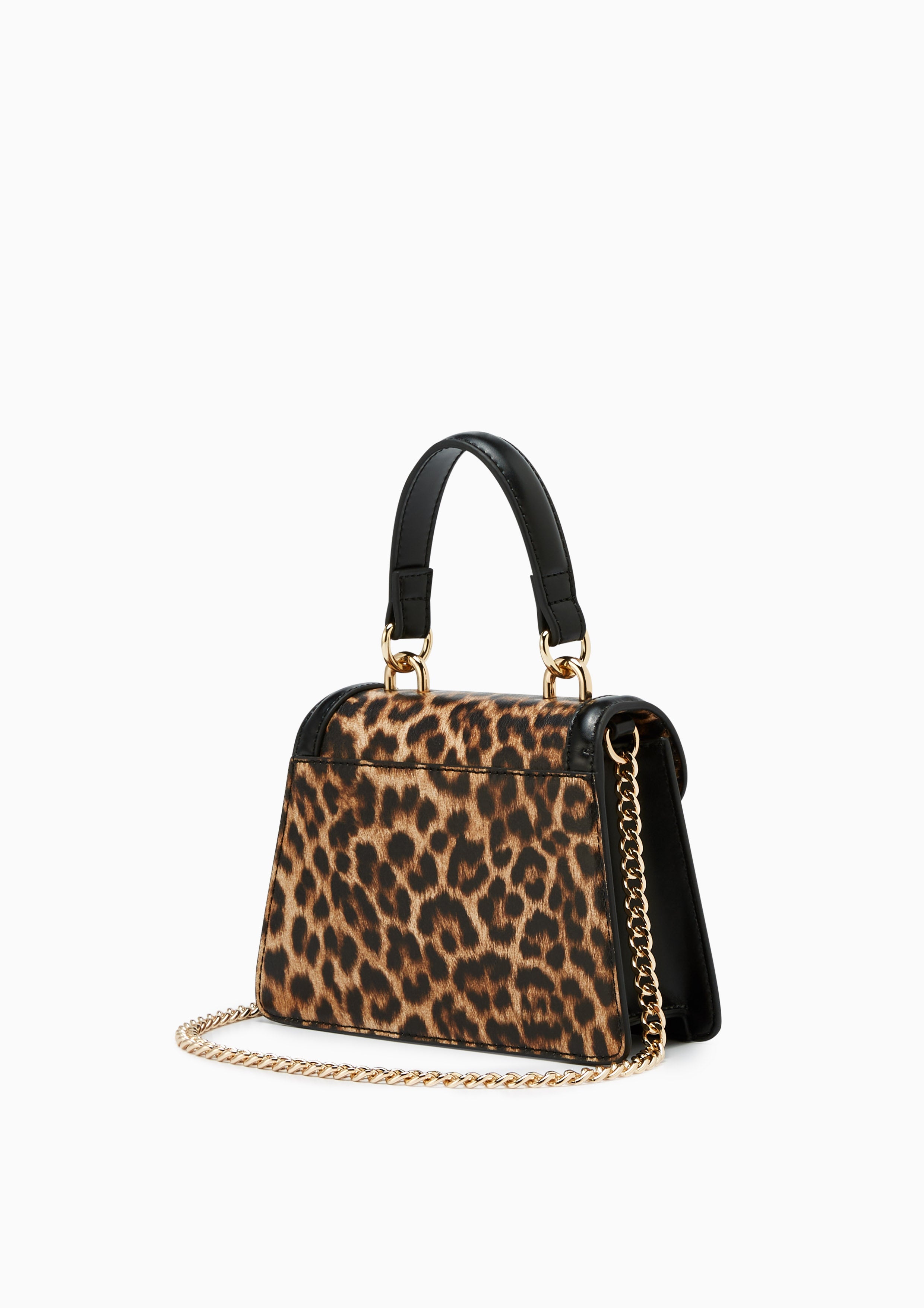 Carrie Top Handle Handbag - Leopard