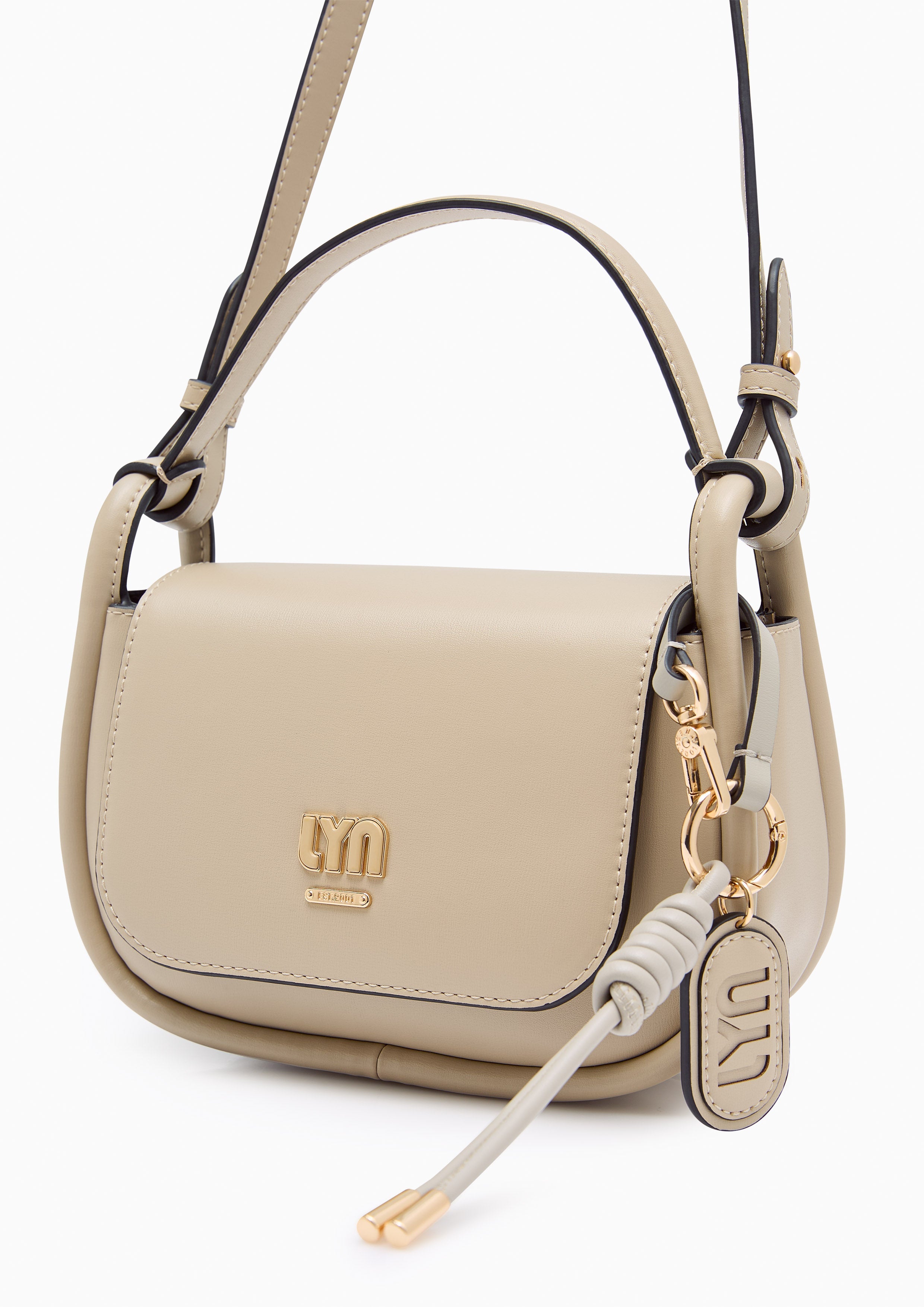 Kayla  S Crossbody Bag - Beige