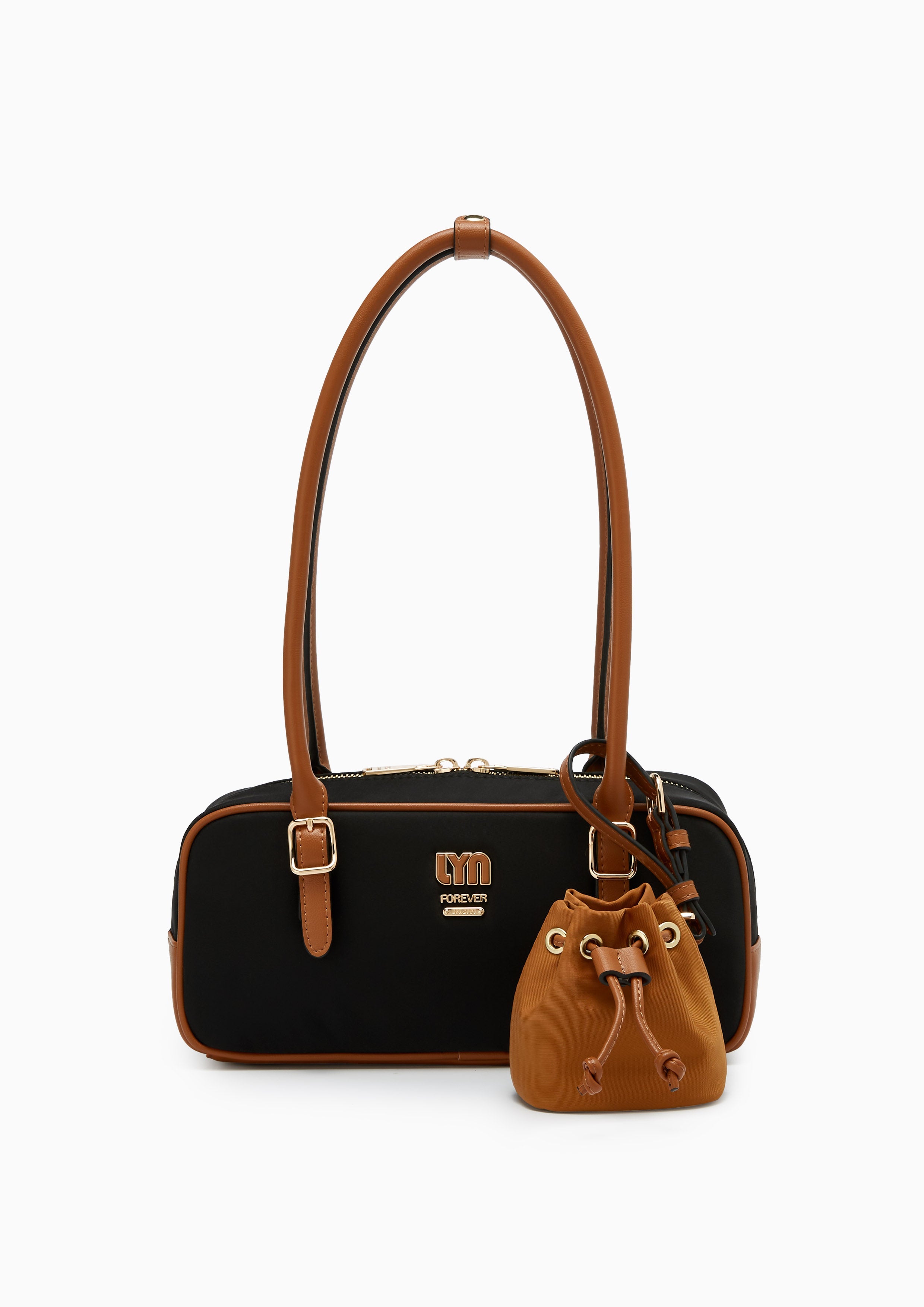 Malik M Shoulder Bag - Black