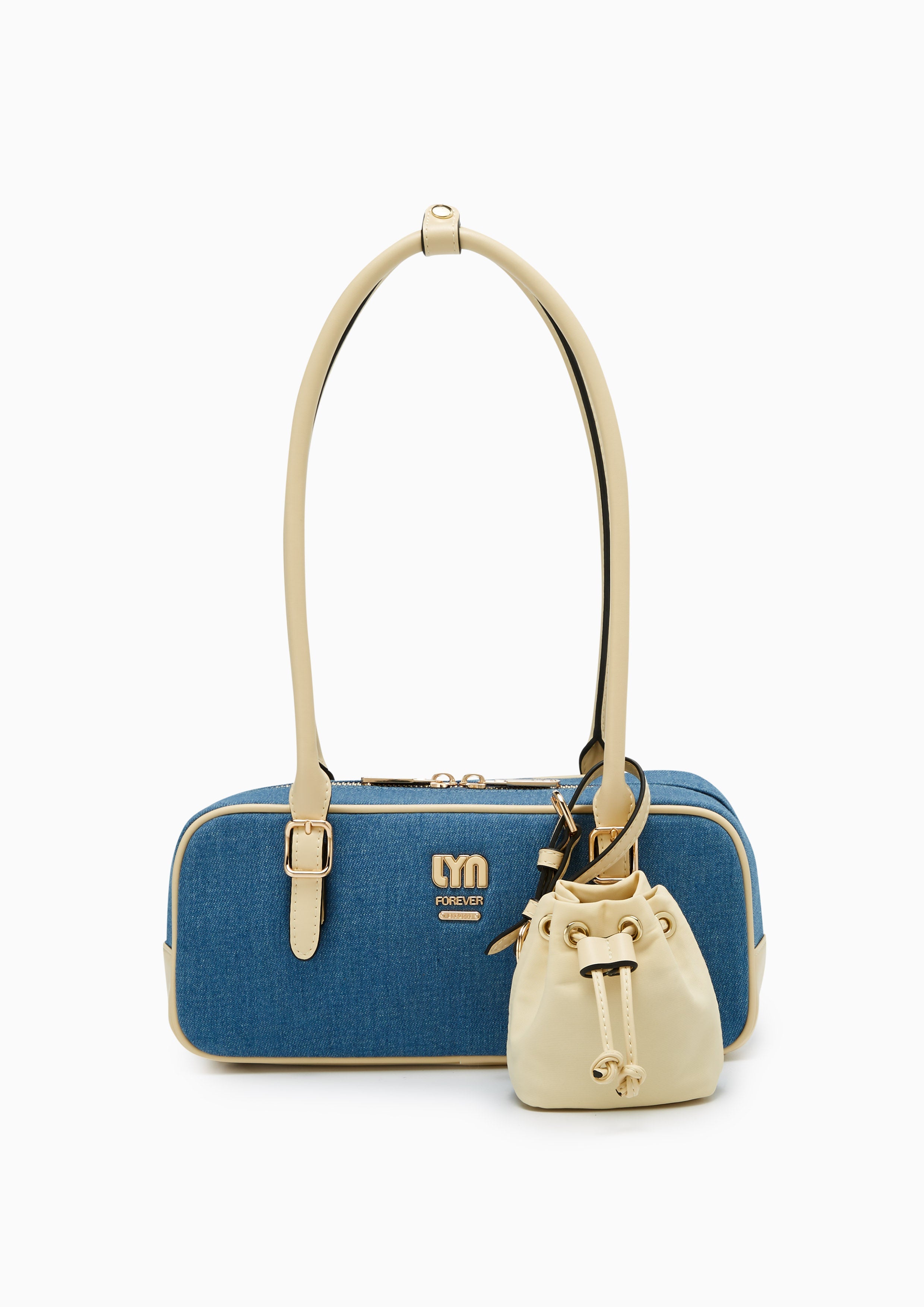 Malik M Shoulder Bag - Blue Variation 2