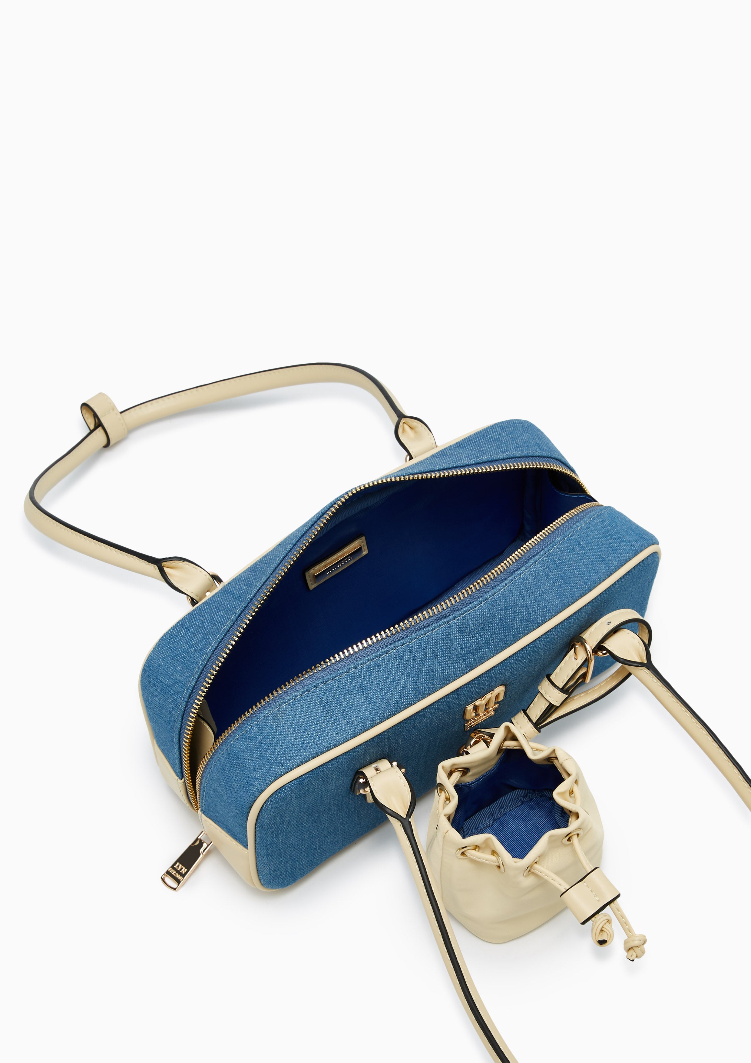 Malik M Shoulder Bag - Blue Variation 2