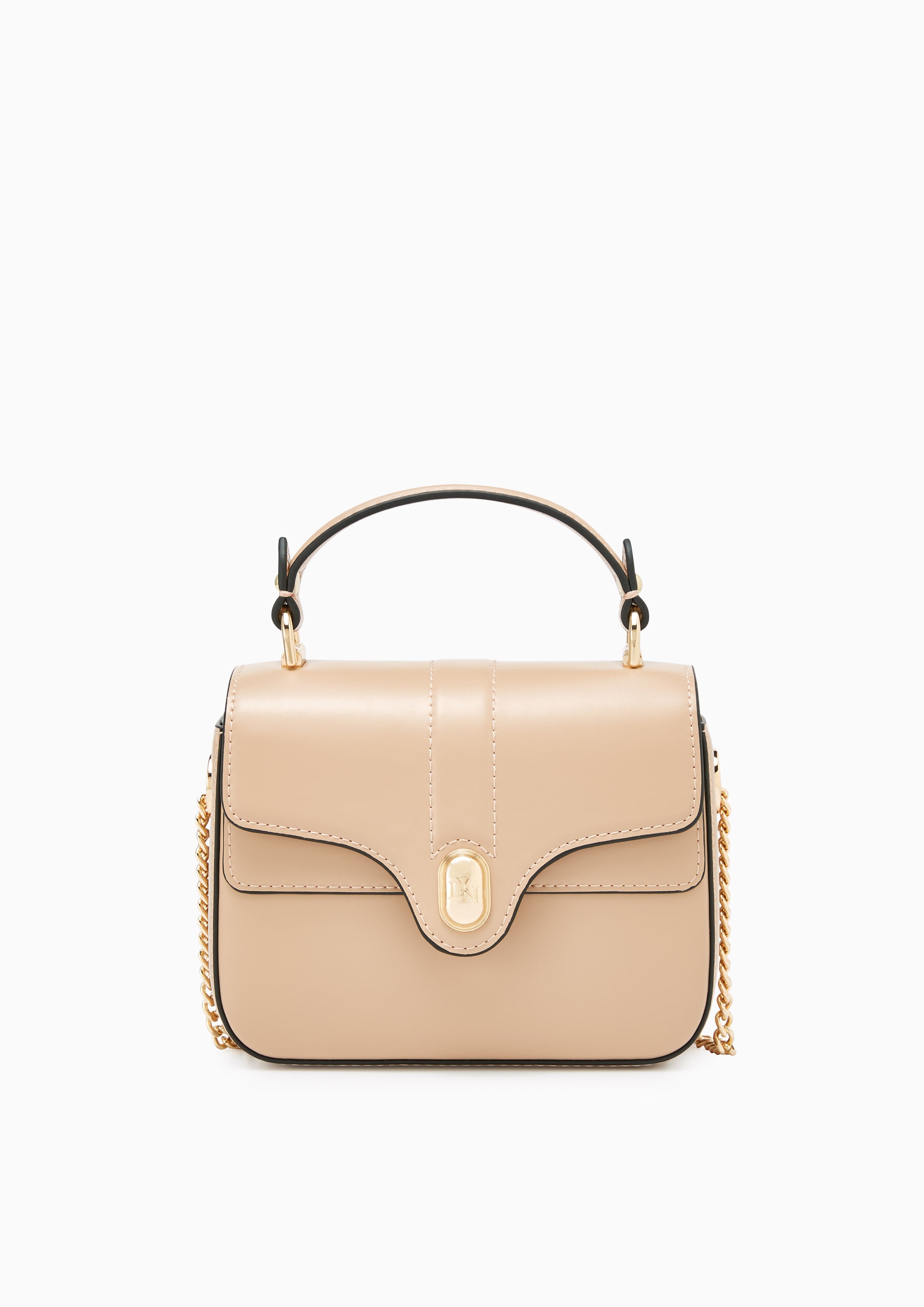 Rillo Top Handle S Handbag - Light Brown