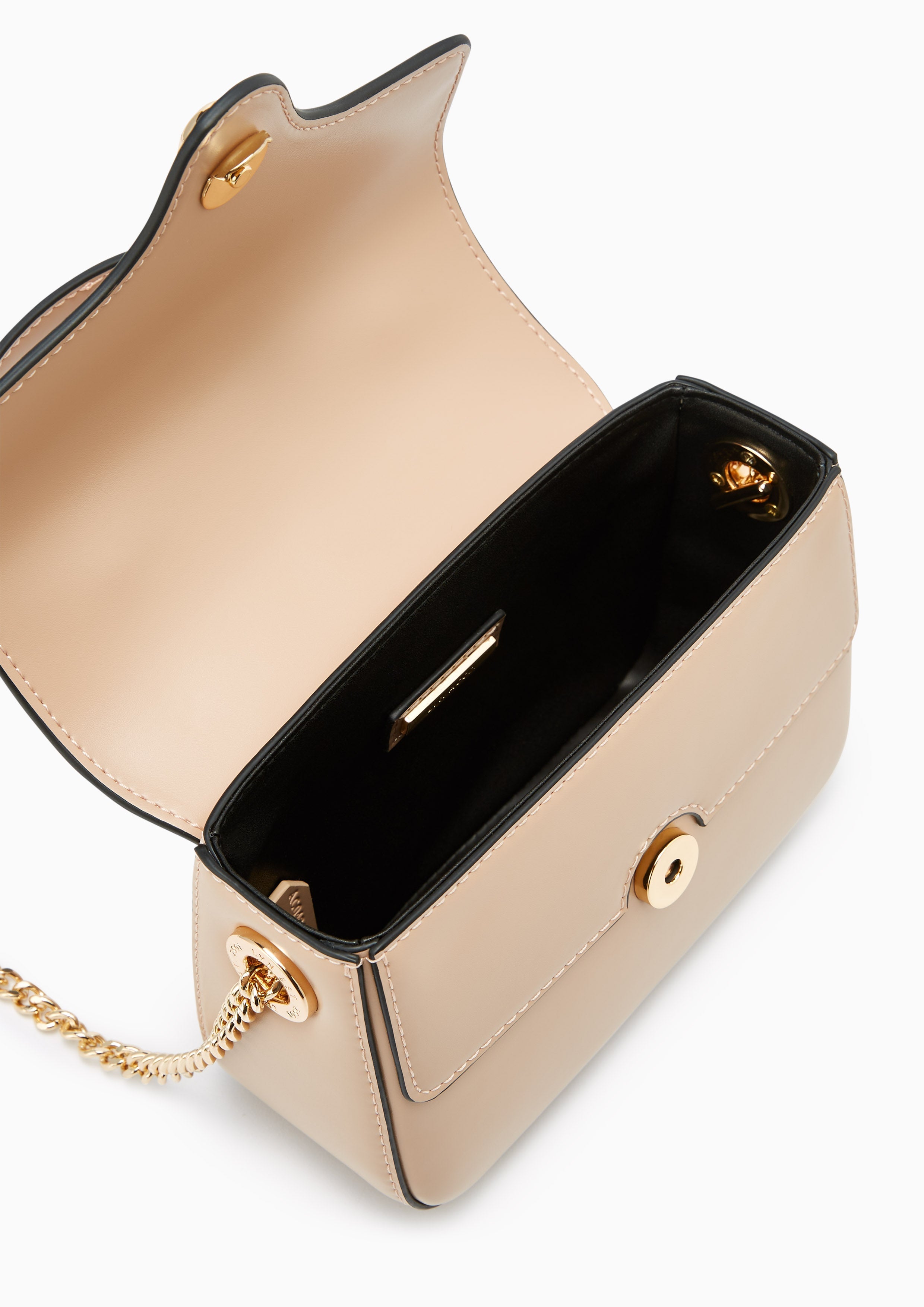 Rillo Top Handle S Handbag - Light Brown