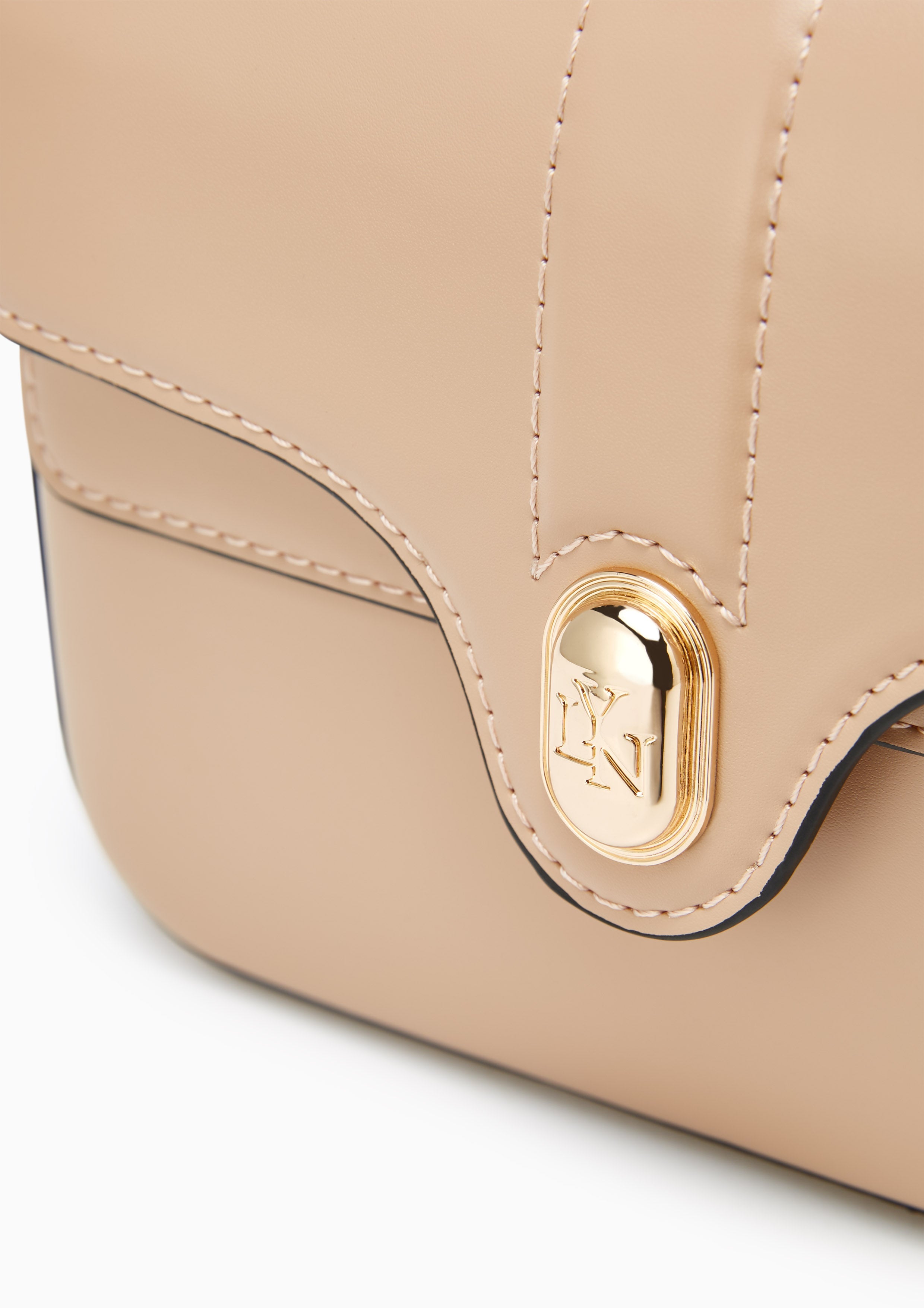 Rillo Top Handle S Handbag - Light Brown