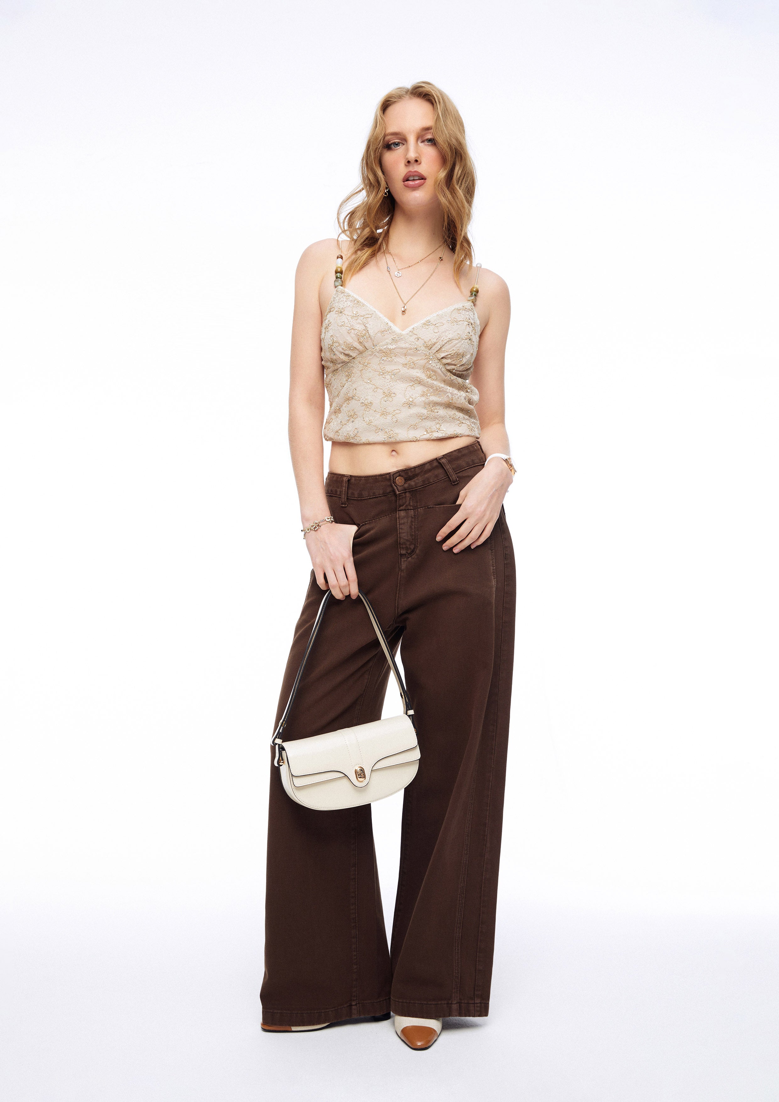 Rillo M Shoulder Bag - Ivory