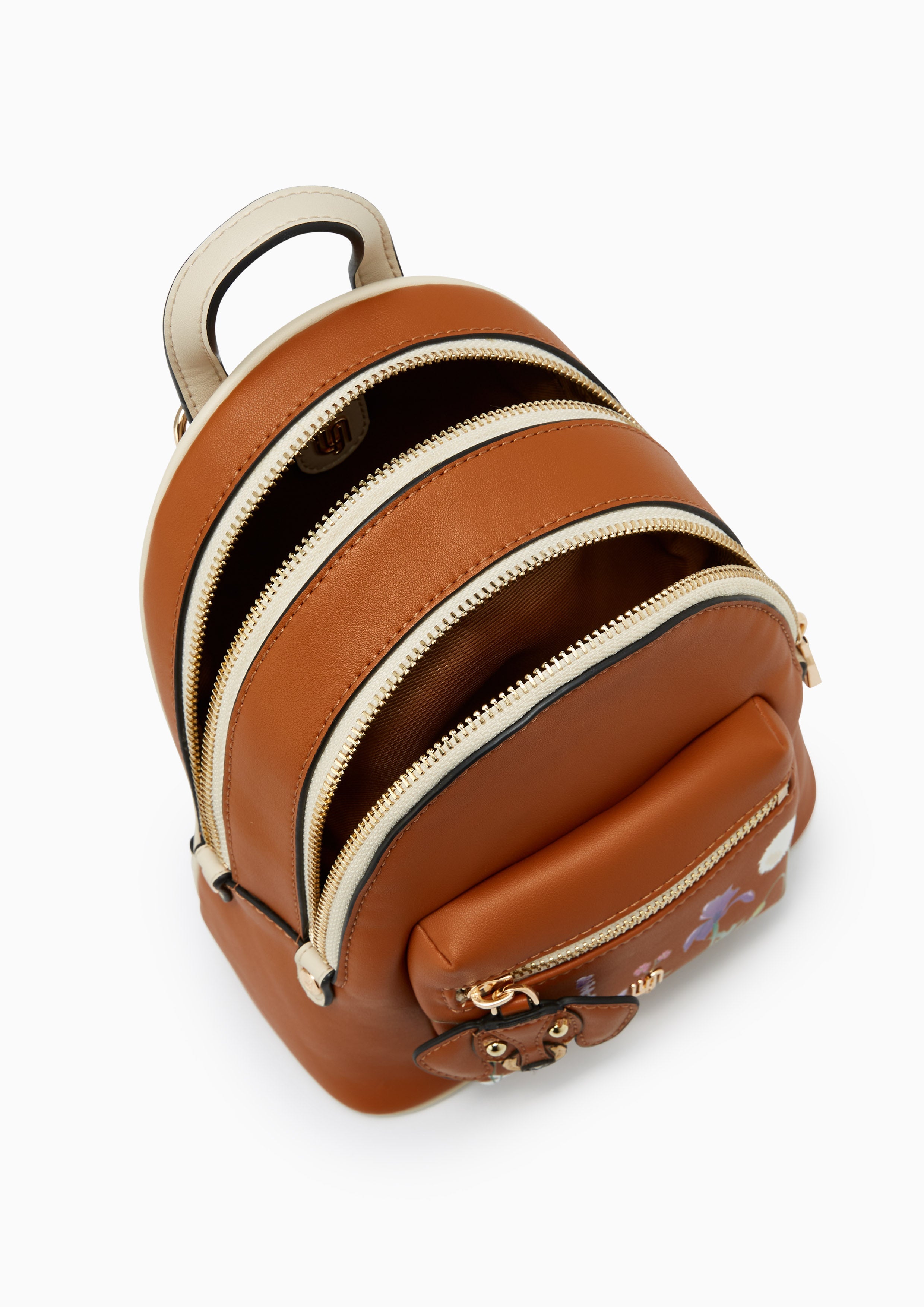 Blossom Infinite Mini Backpack - Printed Brown