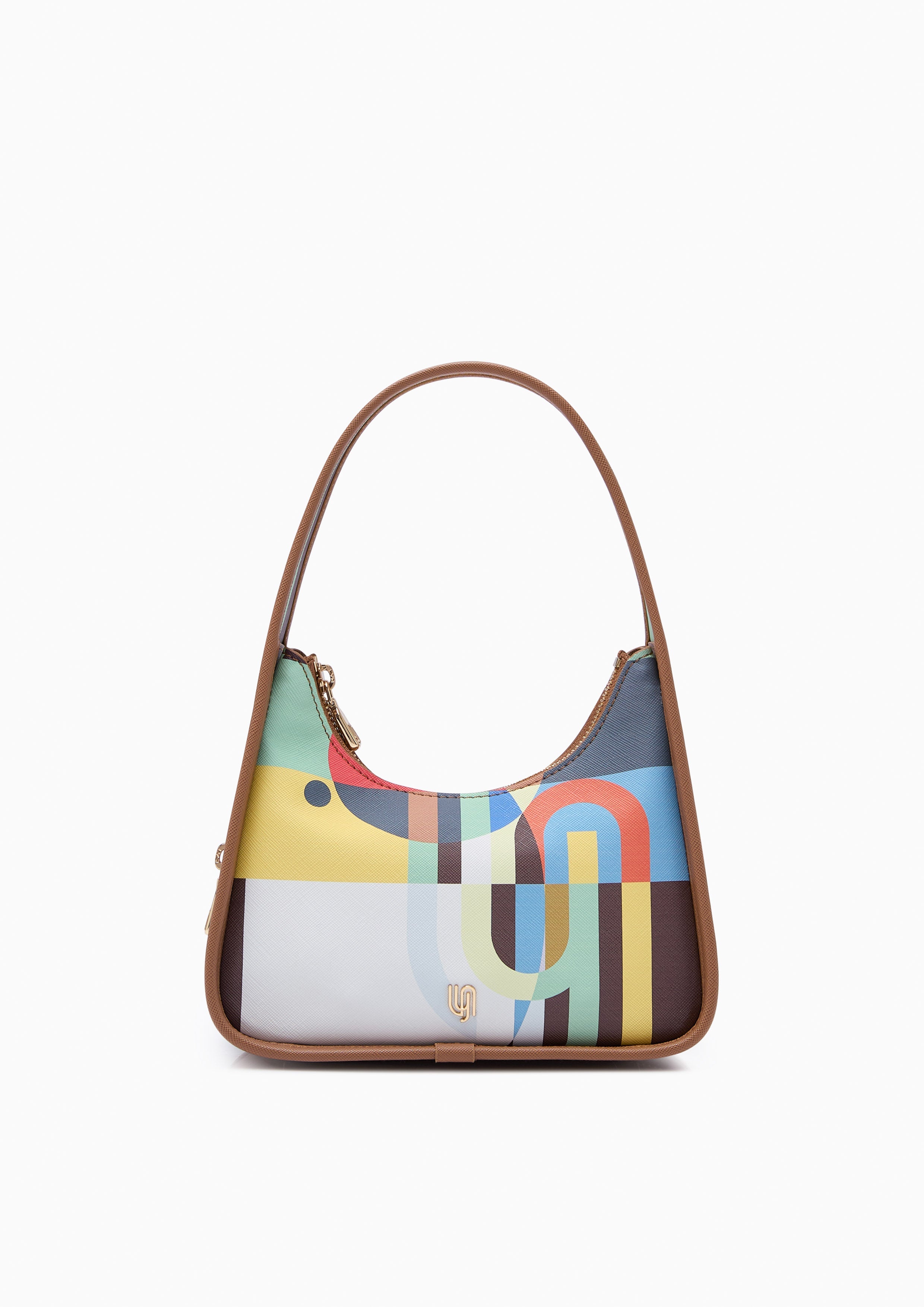 Maddie  S Shoulder Bag - Printed Brown