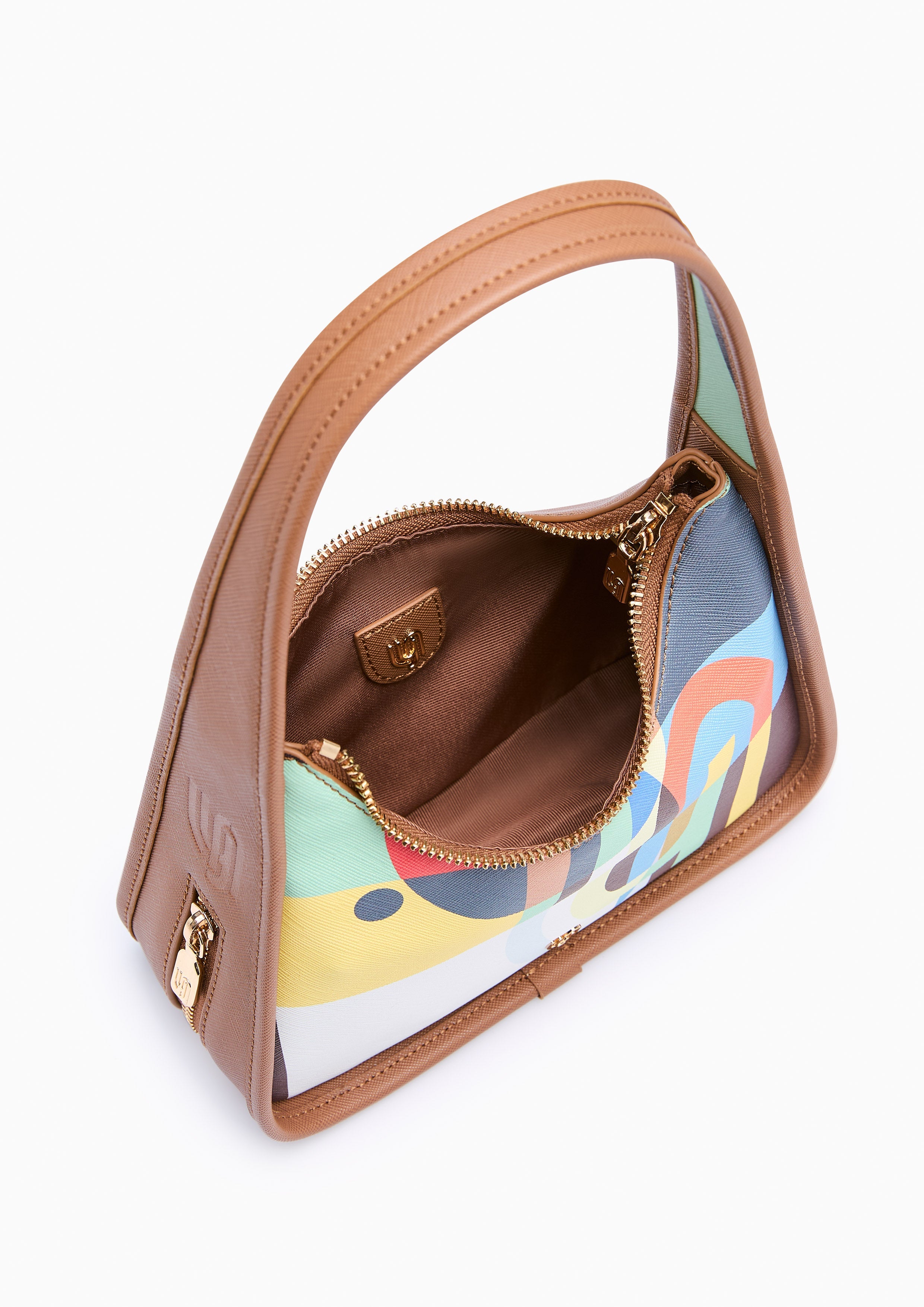 Maddie  S Shoulder Bag - Printed Brown