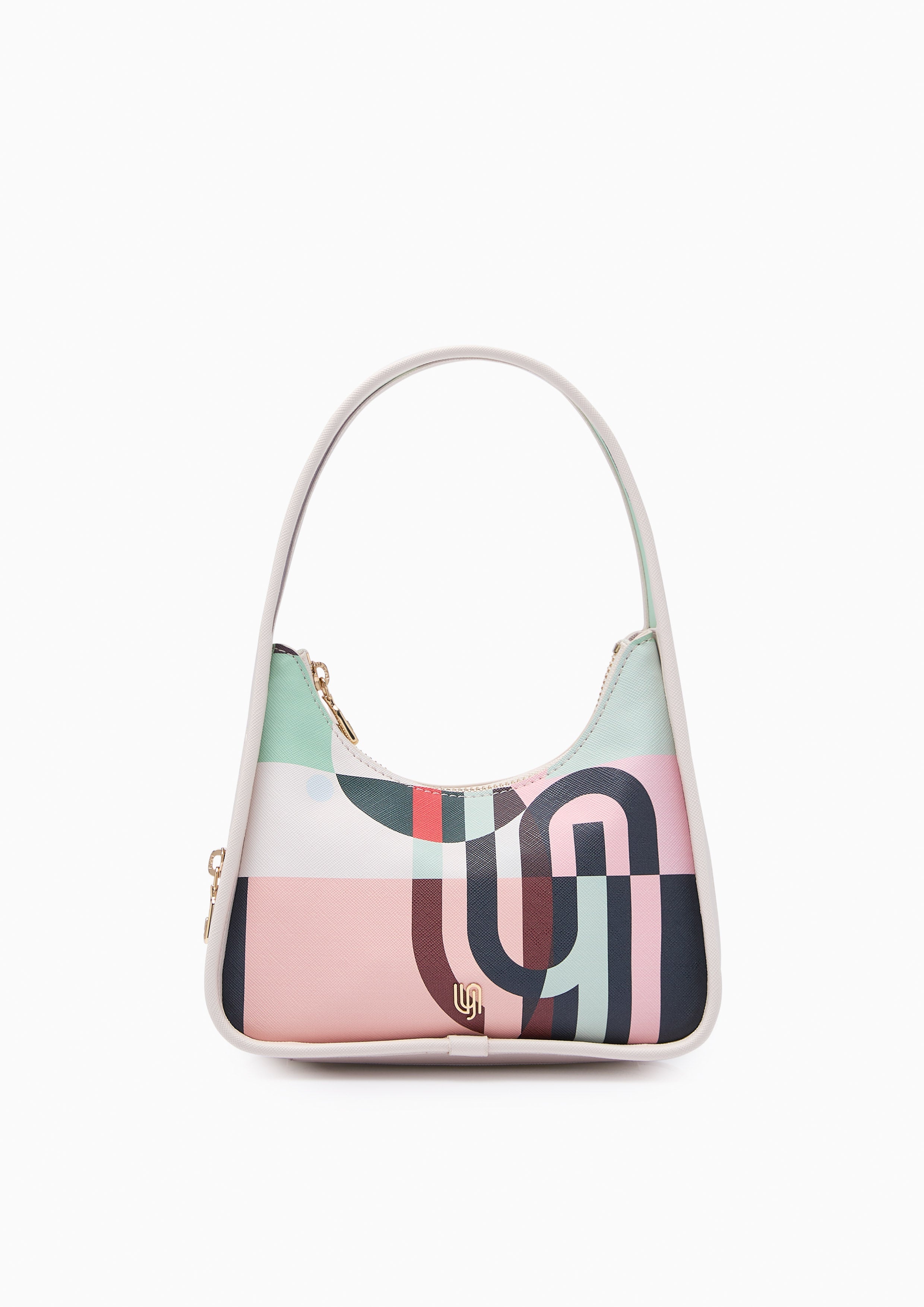 Maddie  S Shoulder Bag - Printed Off-White