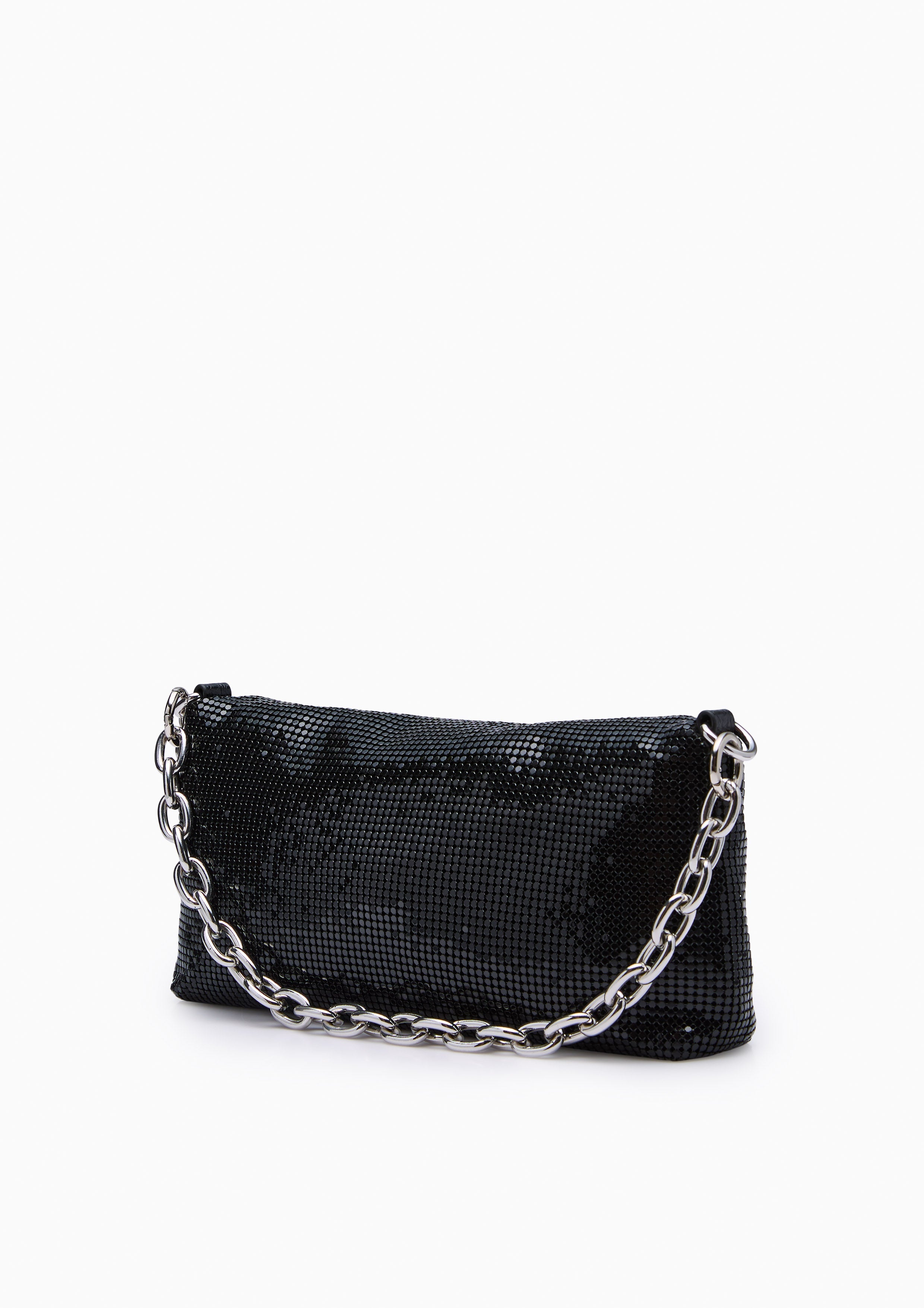 Nikitah Flap Shoulder Bag - Black